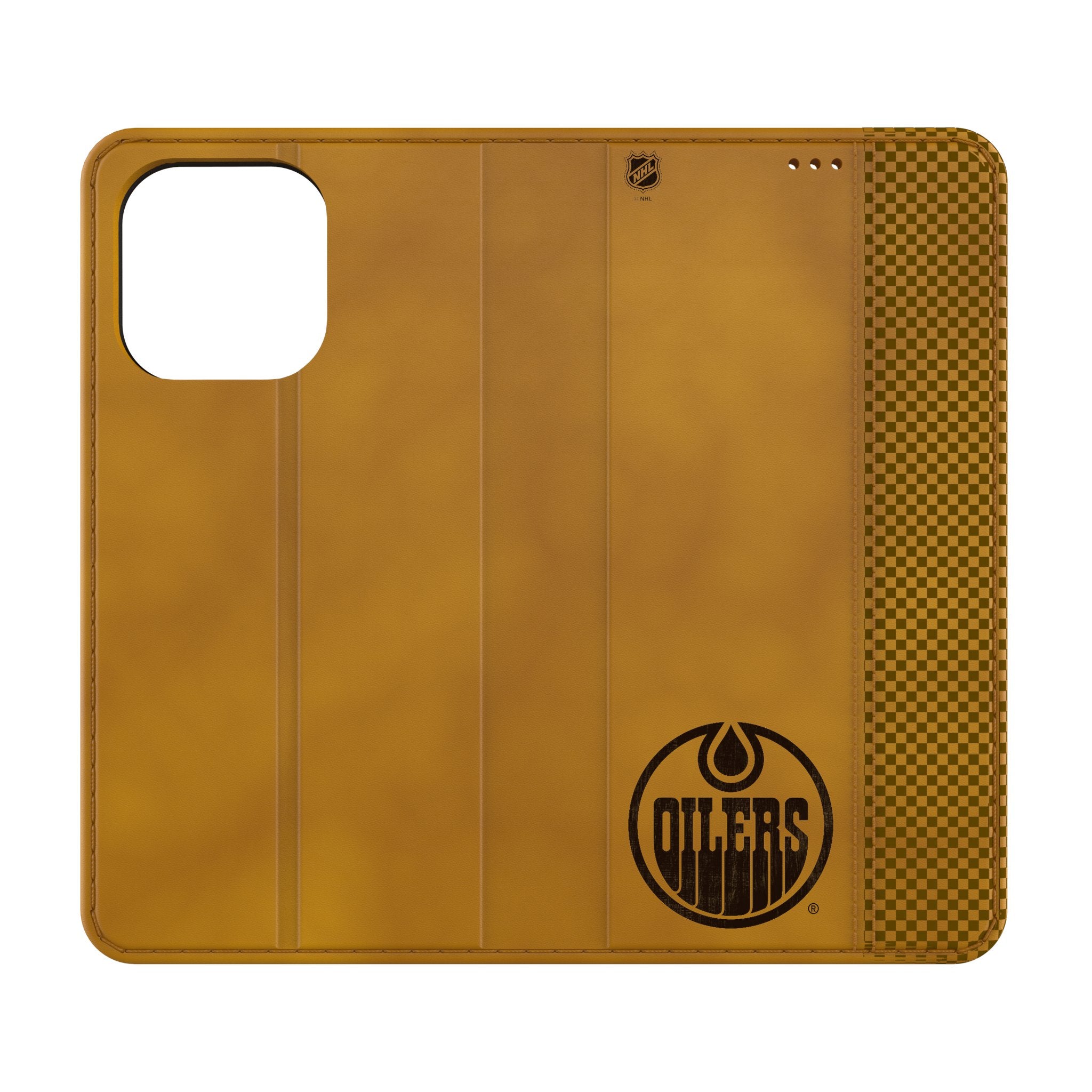 Edmonton Oilers Burn Folio Phone Case for Apple iPhone