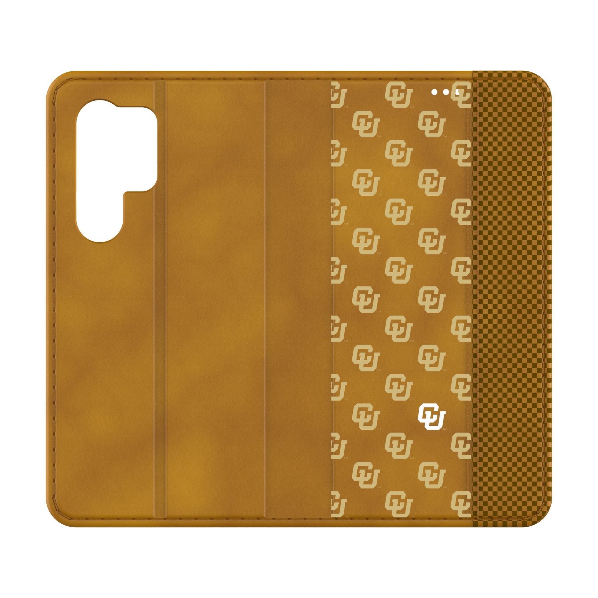 University of Colorado Buffaloes Fashion Pattern Folio Phone Case for Samsung Galaxy