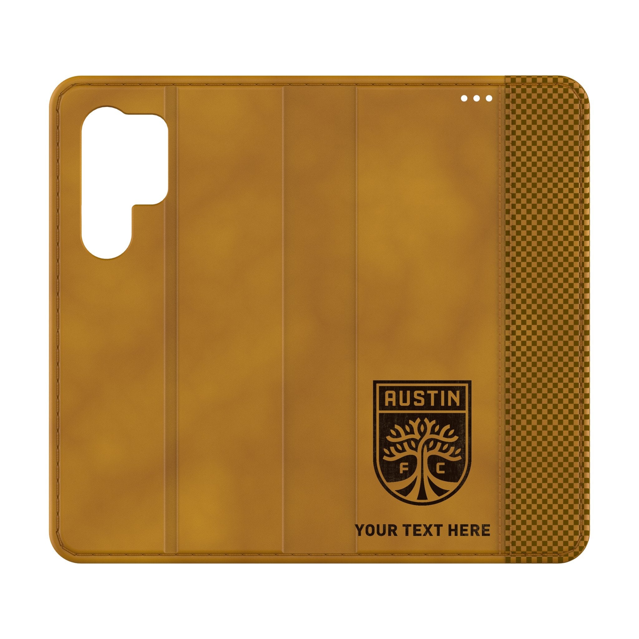 Austin FC Personalized Burn Folio Phone Case for Samsung Galaxy