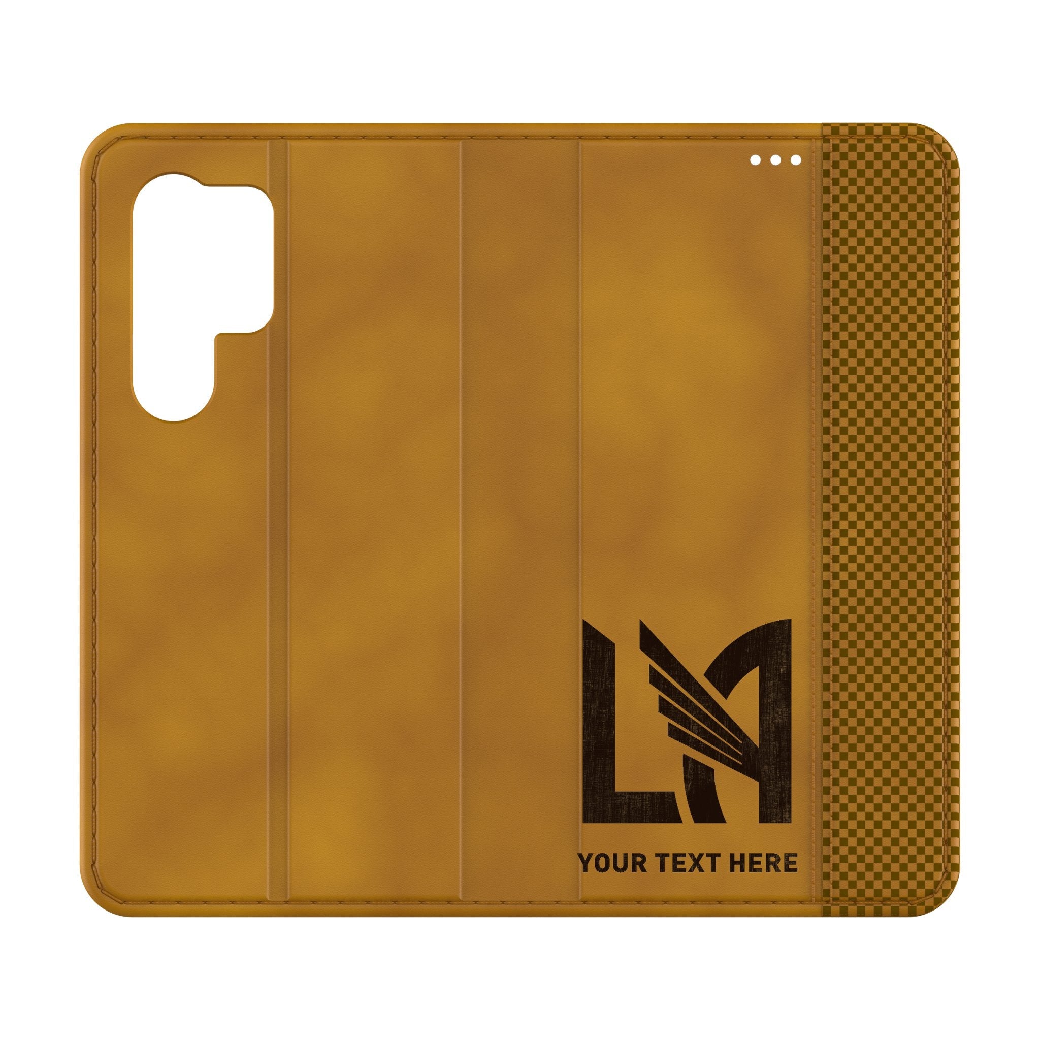 Los Angeles Football Club Personalized Burn Folio Phone Case for Samsung Galaxy