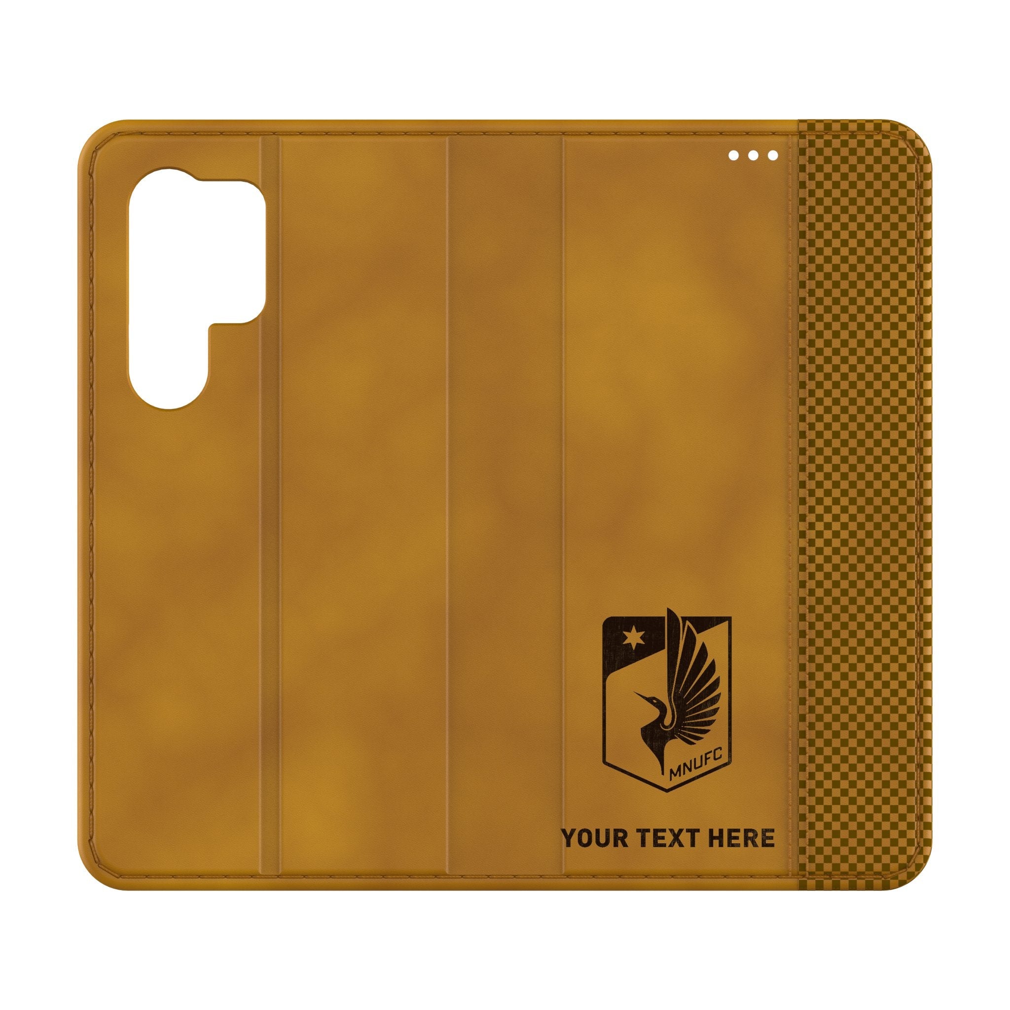 Minnesota United FC Personalized Burn Folio Phone Case for Samsung Galaxy