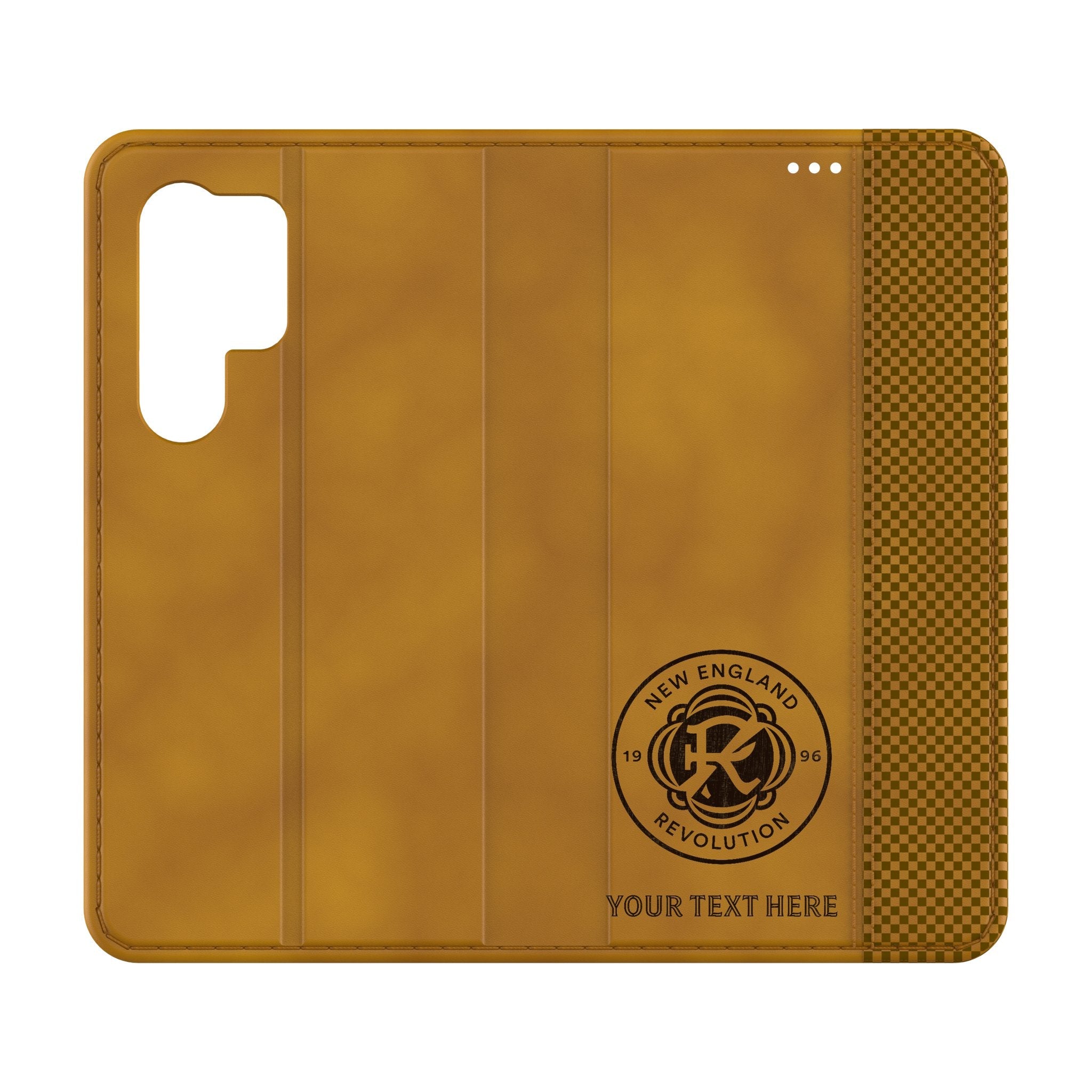 New England Revolution Personalized Burn Folio Phone Case for Samsung Galaxy