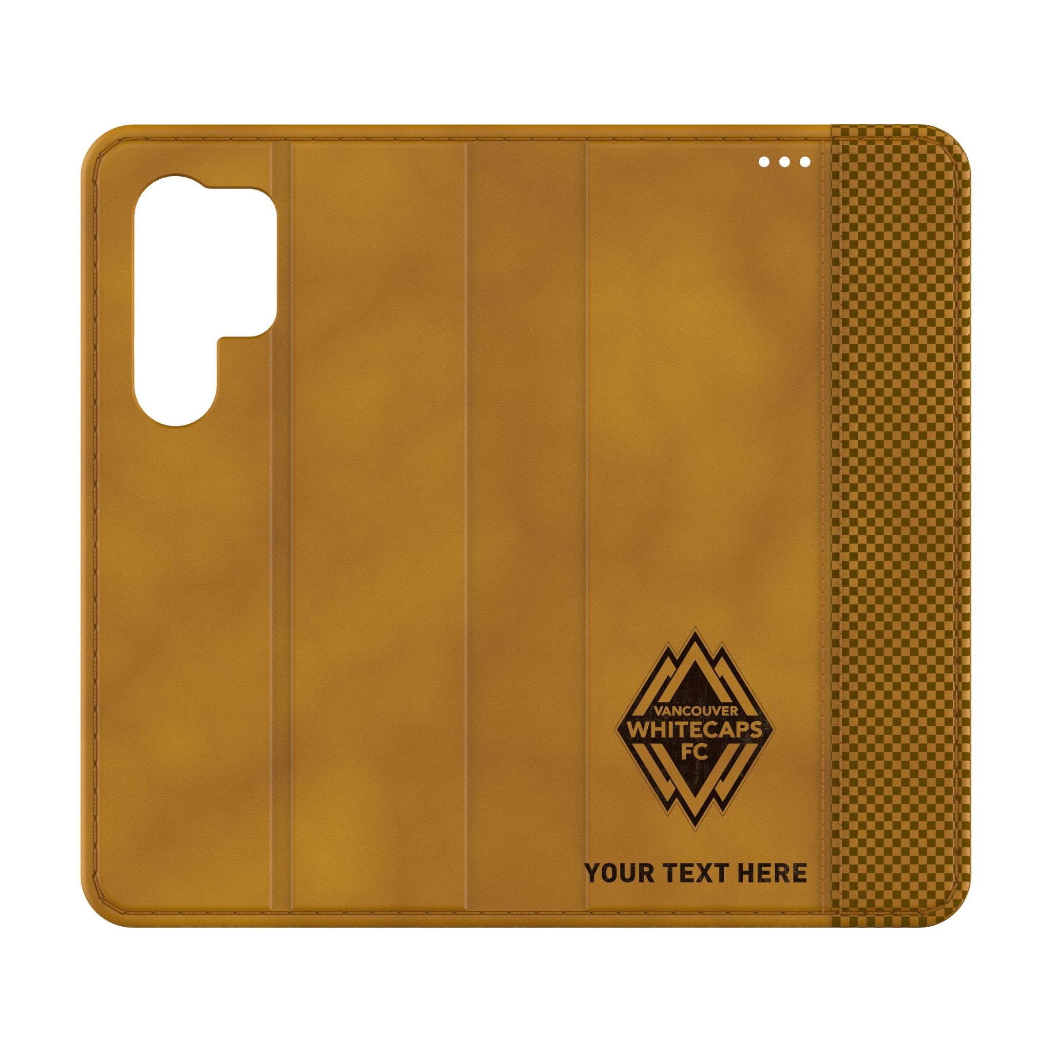 Vancouver Whitecaps Personalized Burn Folio Phone Case for Samsung Galaxy