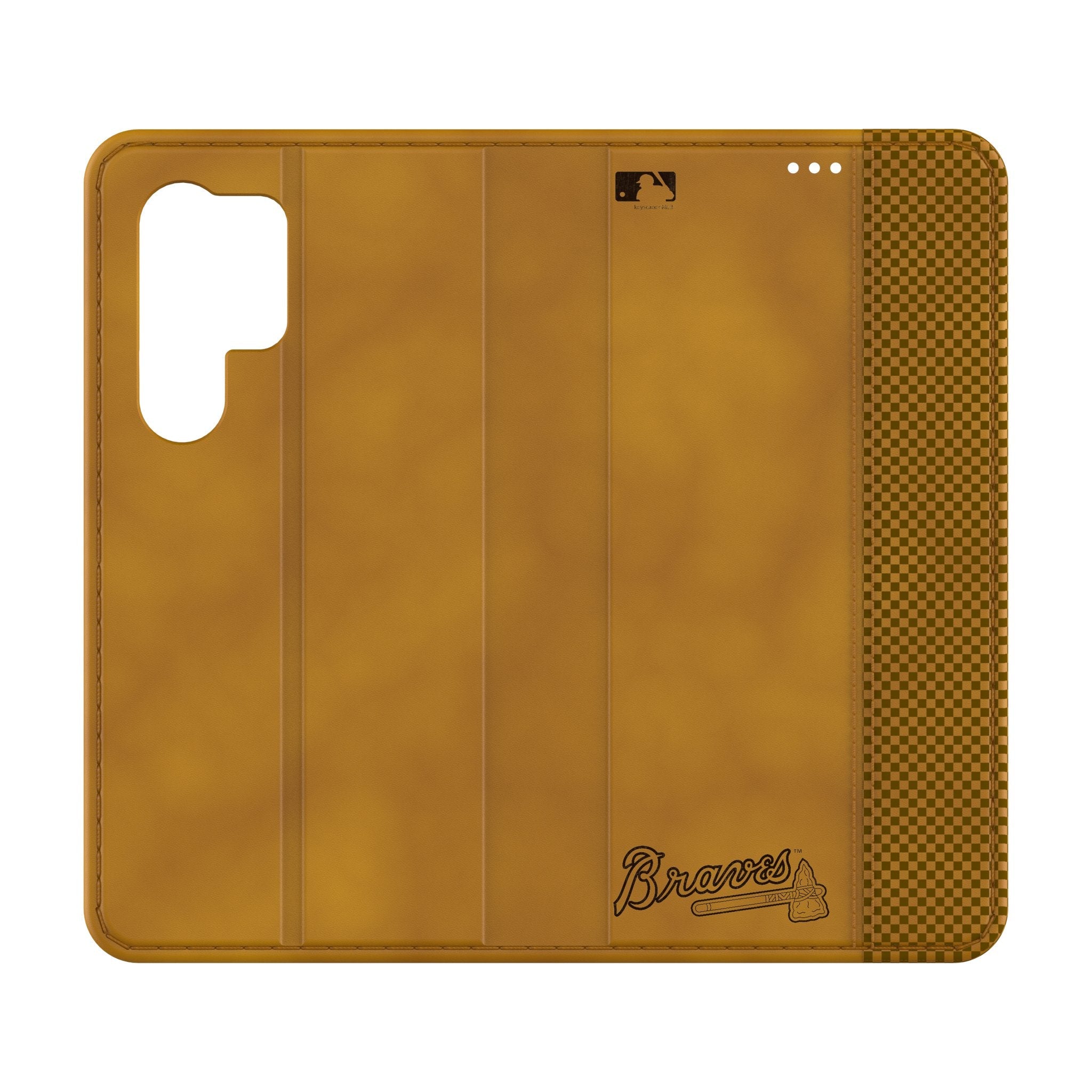 Atlanta Braves Burn Folio Phone Case for Samsung Galaxy