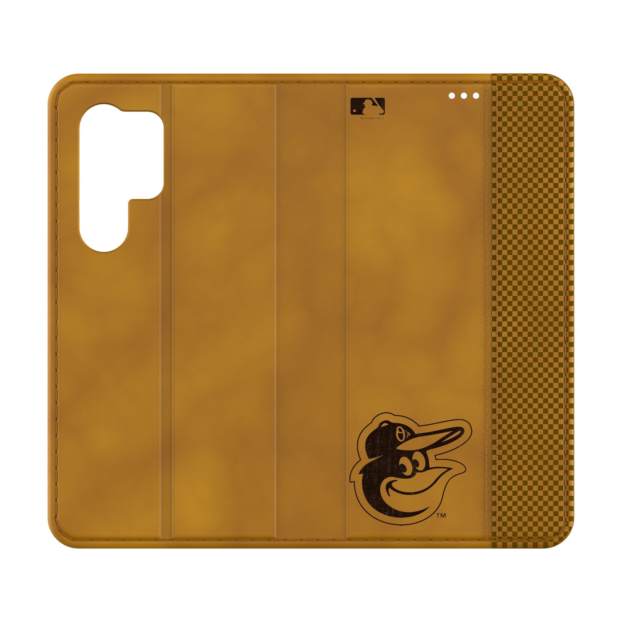 Baltimore Orioles Burn Folio Phone Case for Samsung Galaxy 1