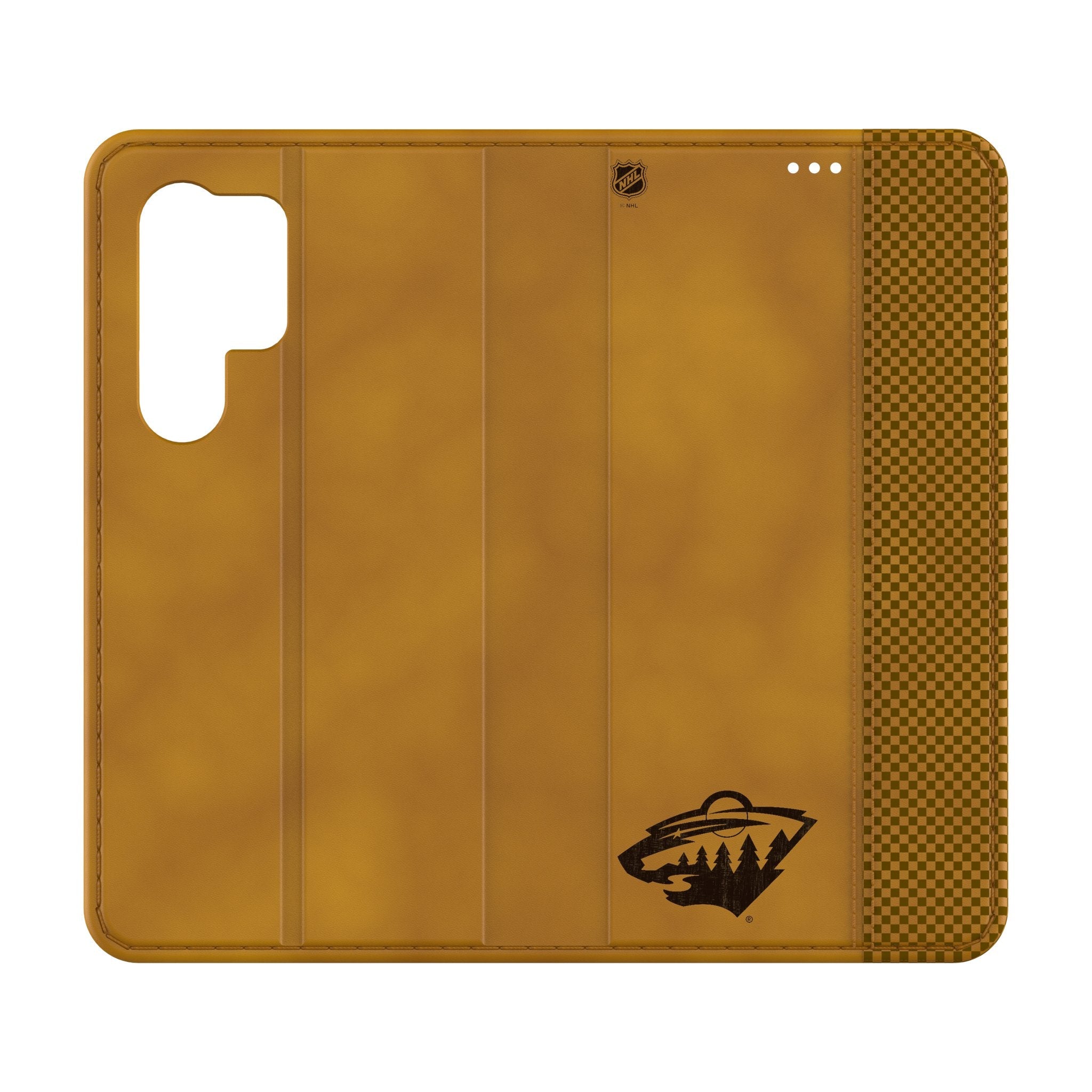 Minnesota Wild Burn Folio Phone Case for Samsung Galaxy