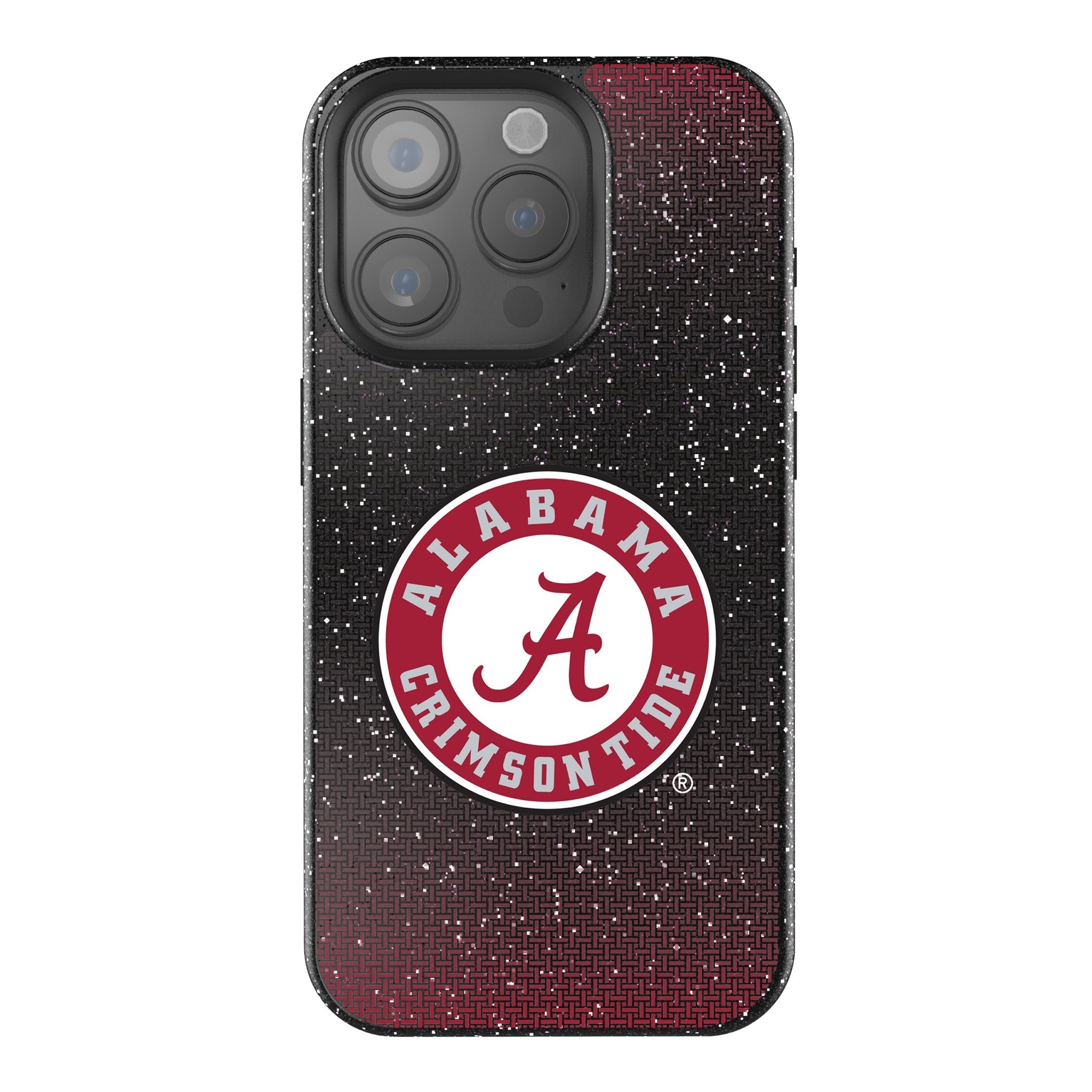University of Alabama Crimson Tide Linen Bling Phone Case for Apple iPhone 1