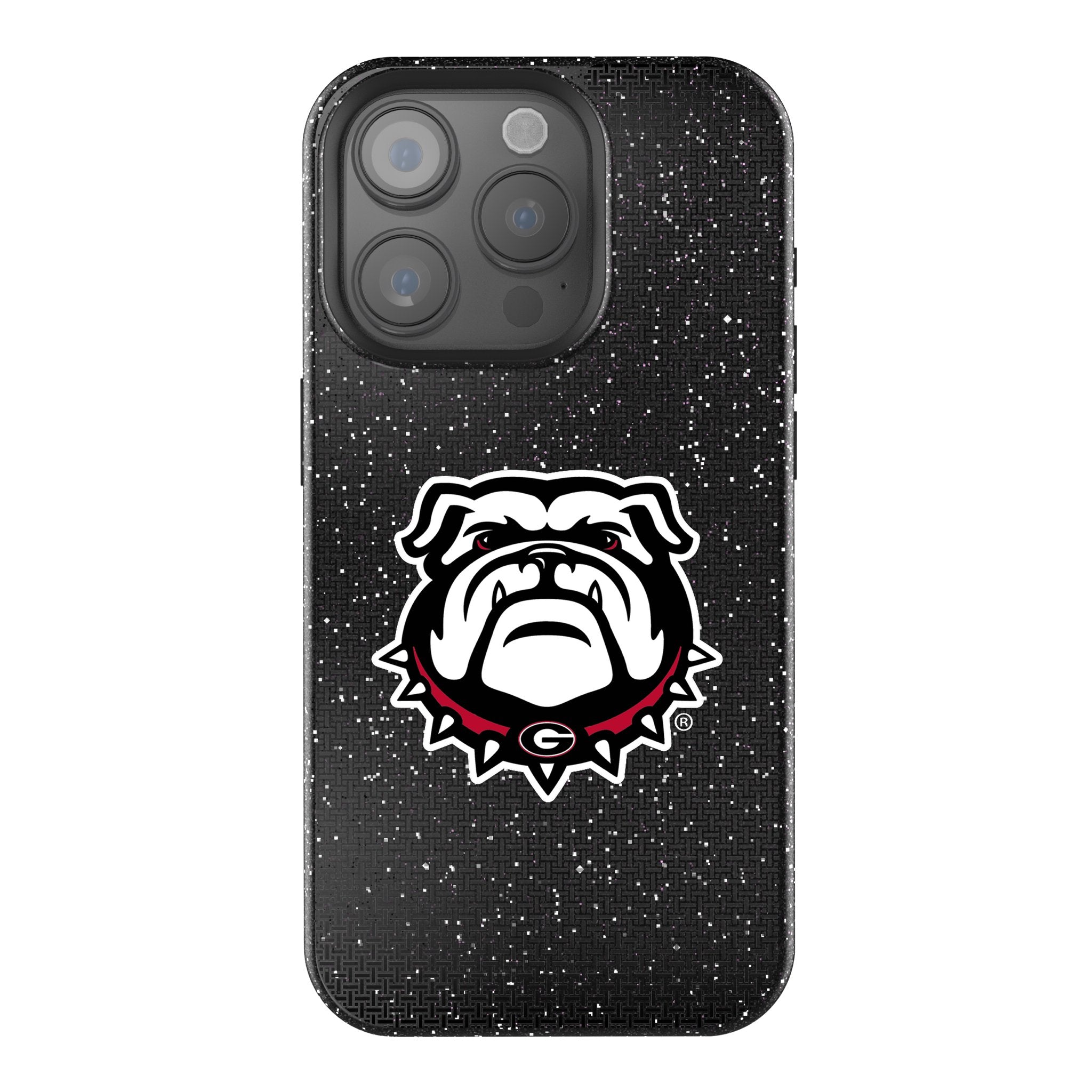 University of Georgia Bulldogs Uga Linen Bling Phone Case for Apple iPhone 1