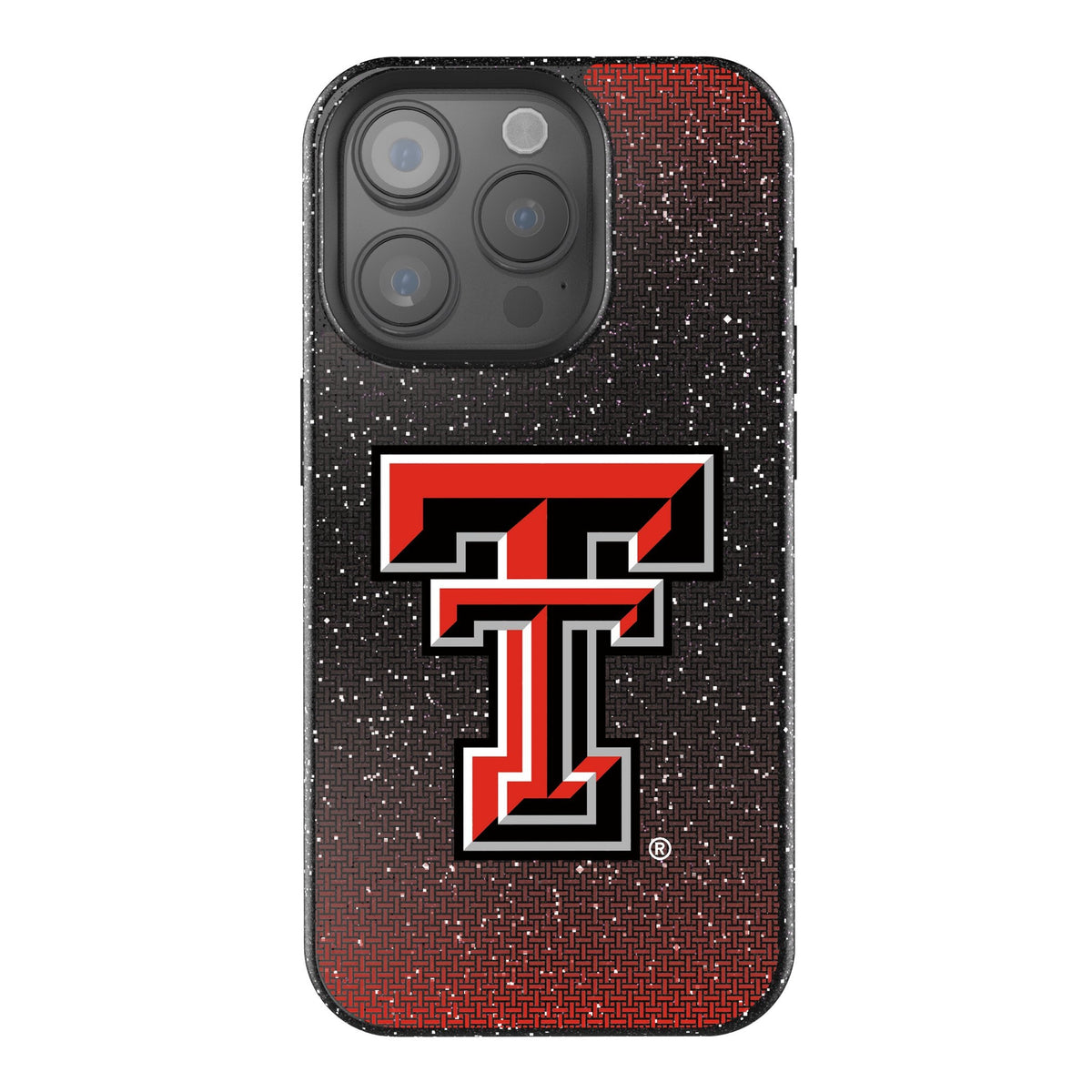 Texas Tech Red Raiders Linen Bling Phone Case for Apple iPhone