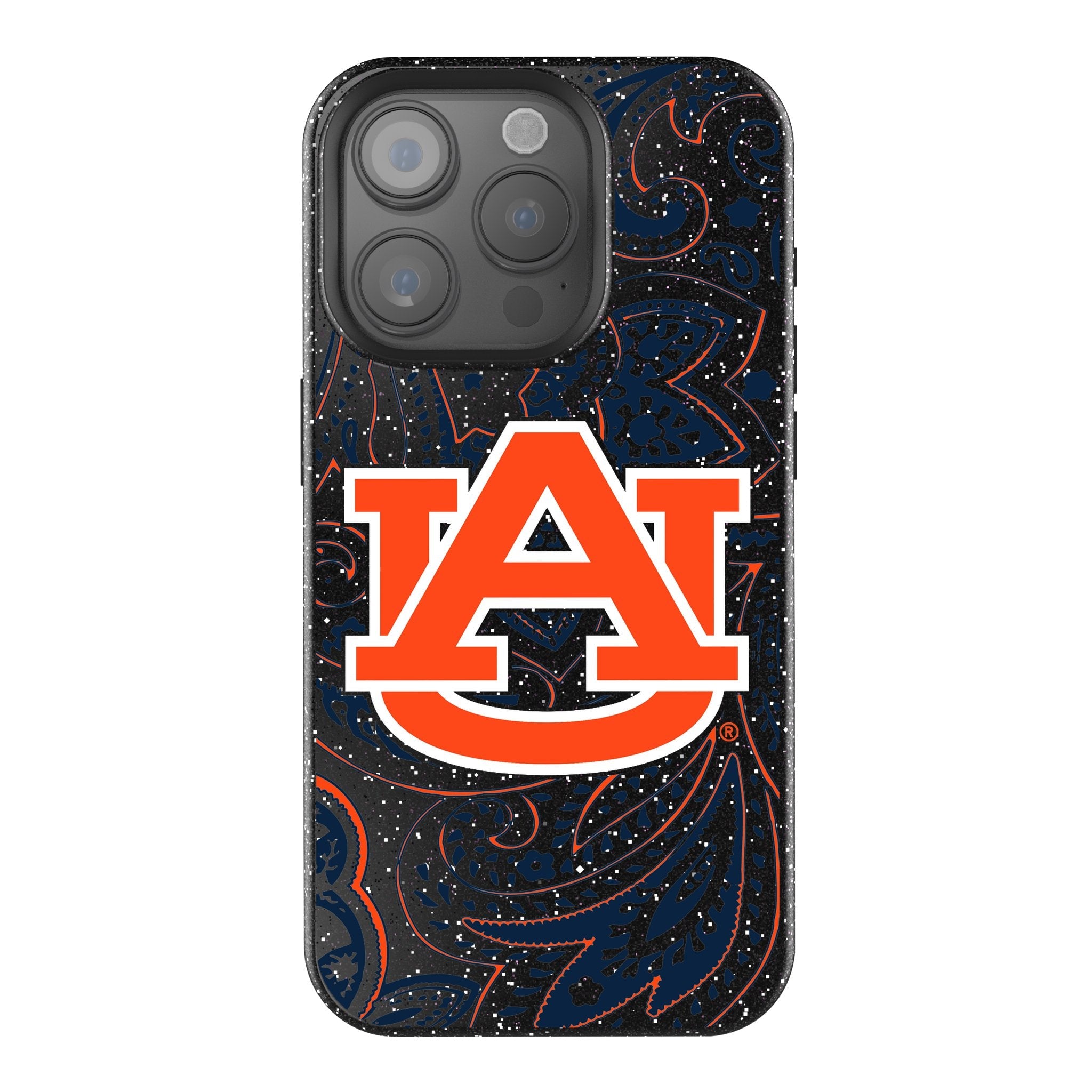 University of Auburn Tigers Paisley Bling Phone Case