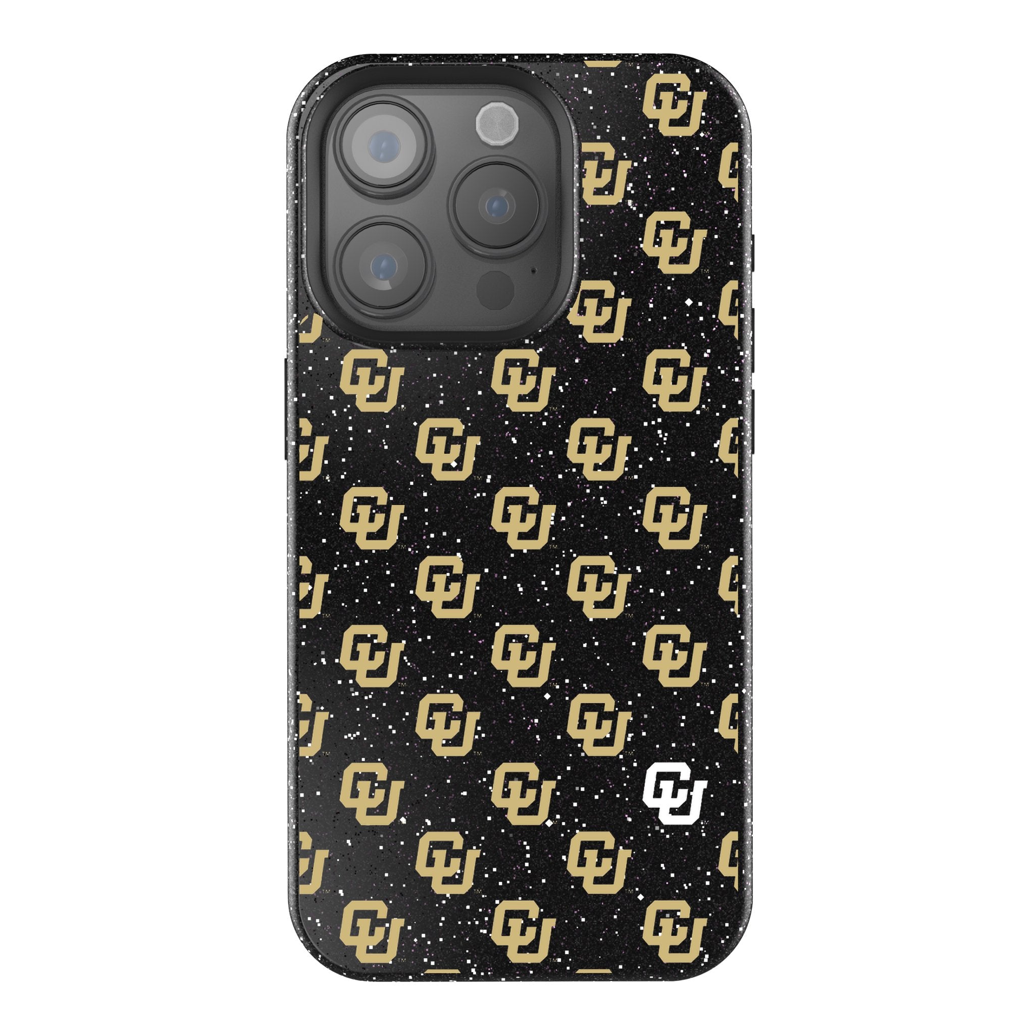 University of Colorado Buffaloes Fashion Pattern Bling Phone Case for Apple iPhone