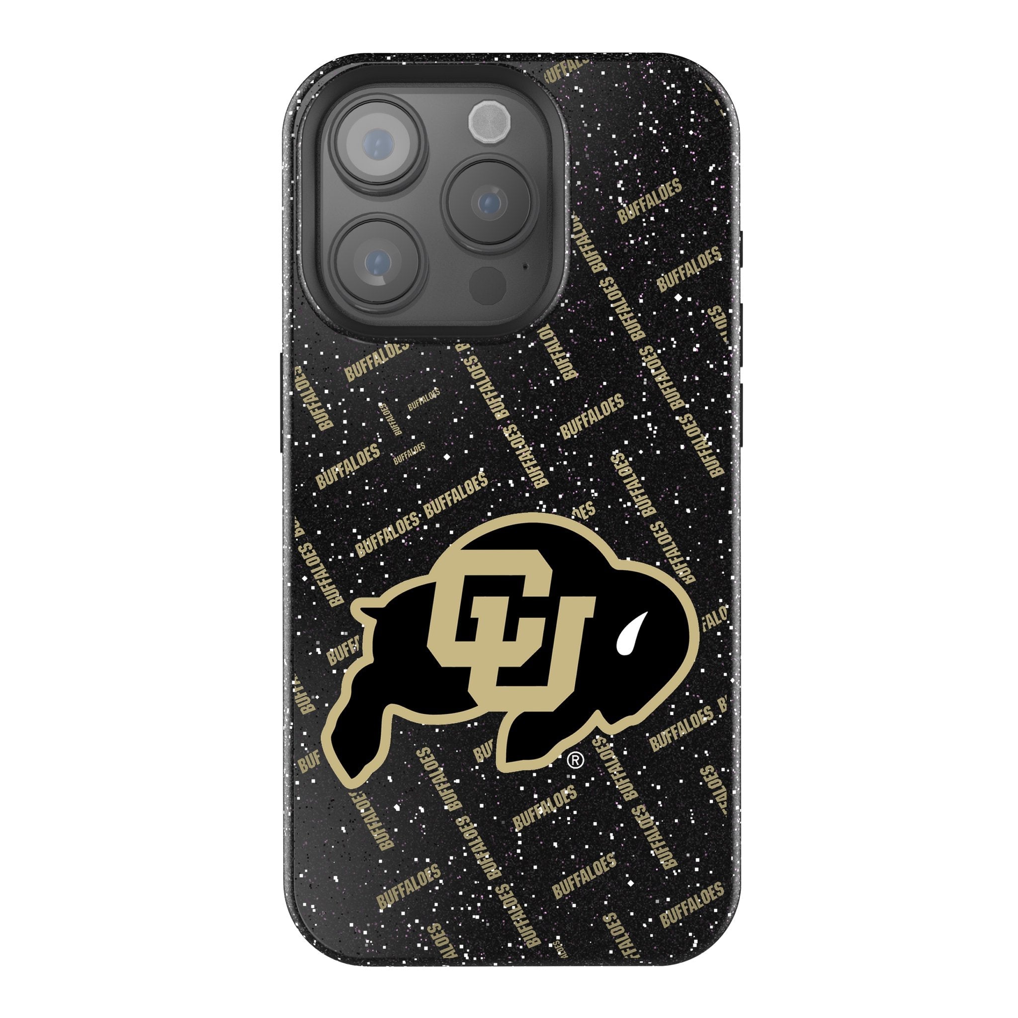 University of Colorado Buffaloes Quadtile Bling Phone Case for Apple iPhone
