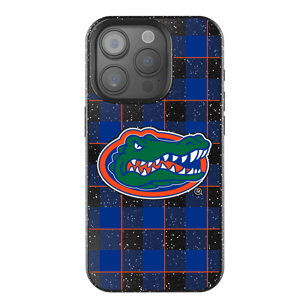 University of Florida Gators Plaid Bling Phone Case 1