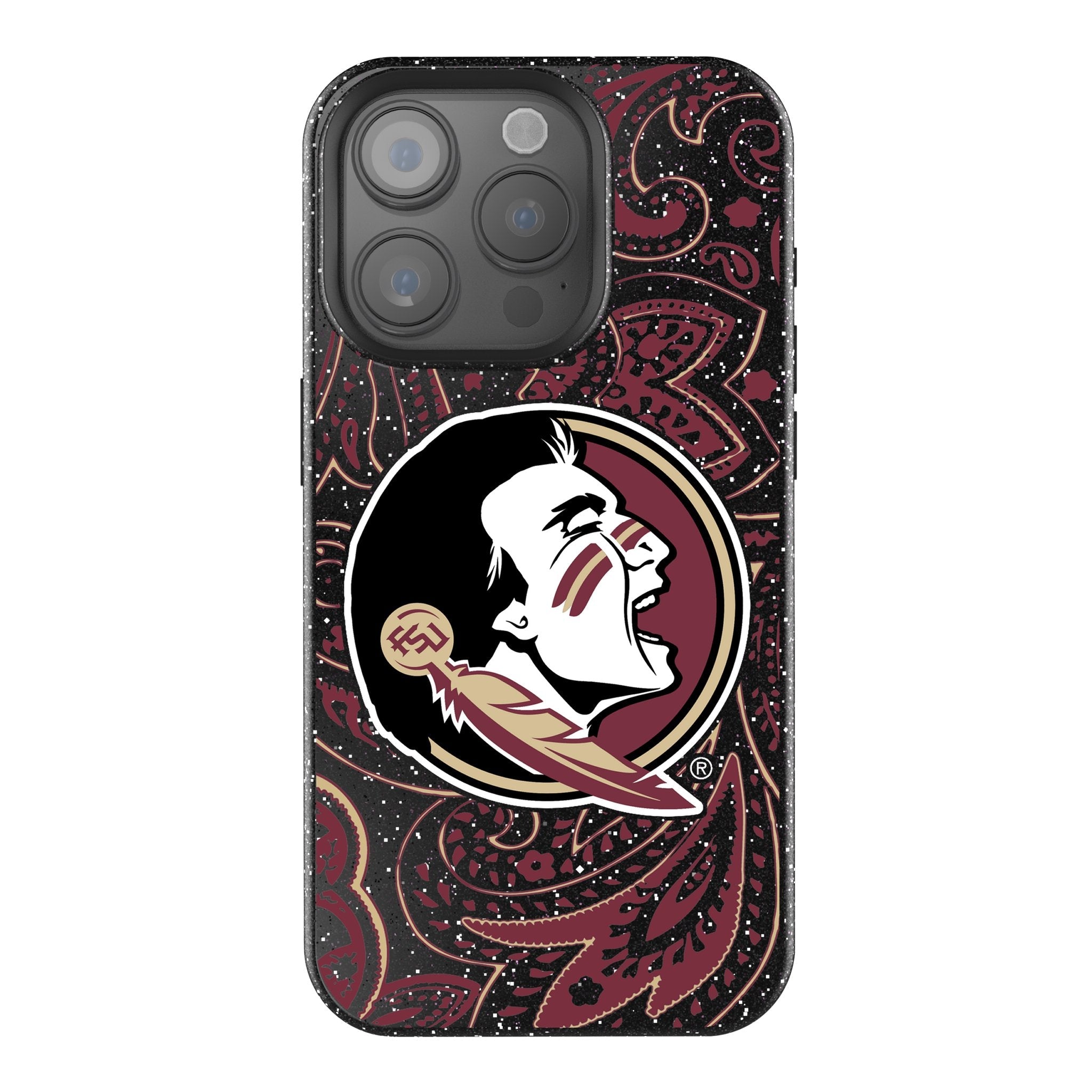 Florida State University Seminoles Paisley Bling Phone Case 1
