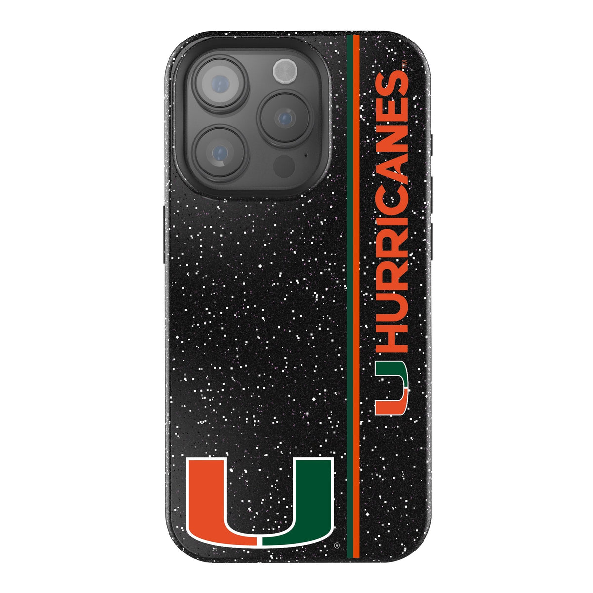 University of Miami Hurricanes Sidebar Bling Phone Case 1