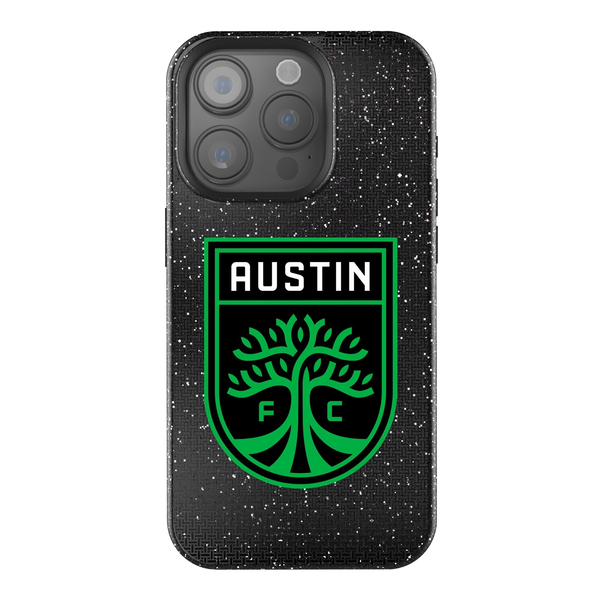 Austin FC Linen Bling Phone Case for Apple iPhone