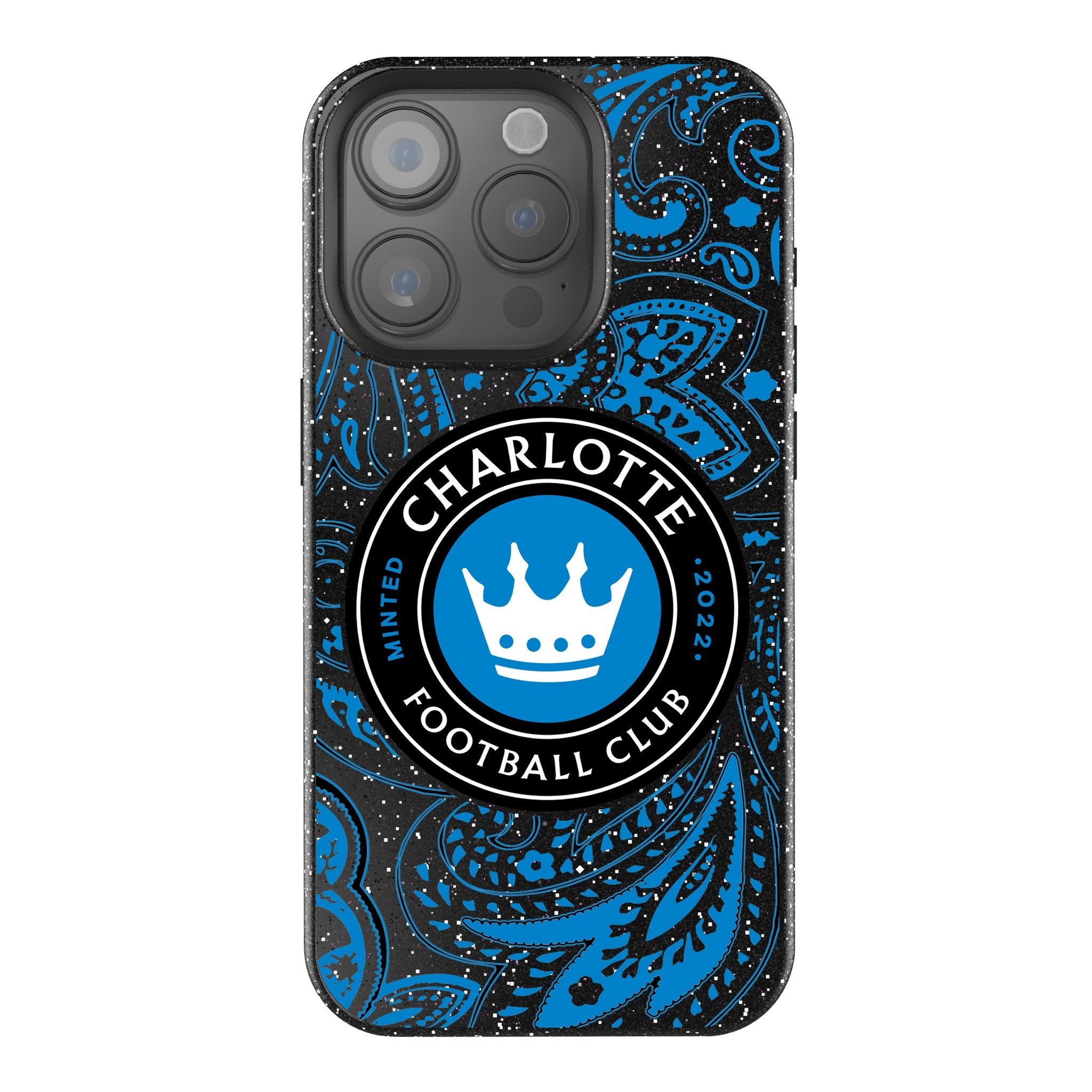 Charlotte FC  Paisley Bling Phone Case