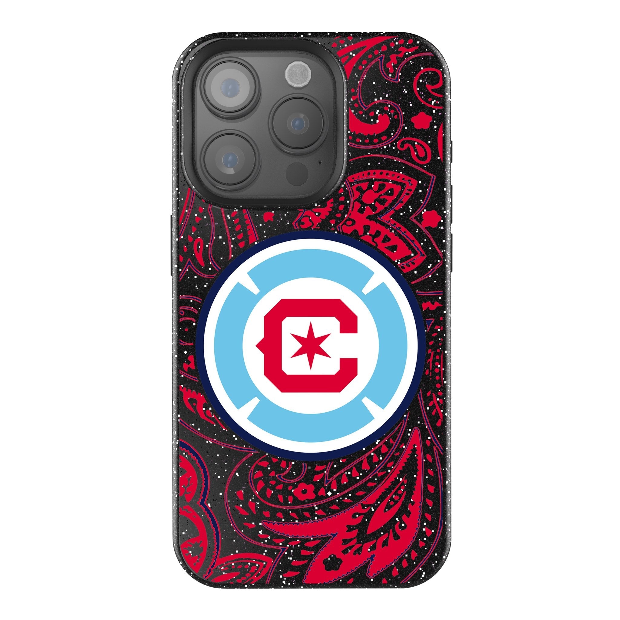 Chicago Fire  Paisley Bling Phone Case