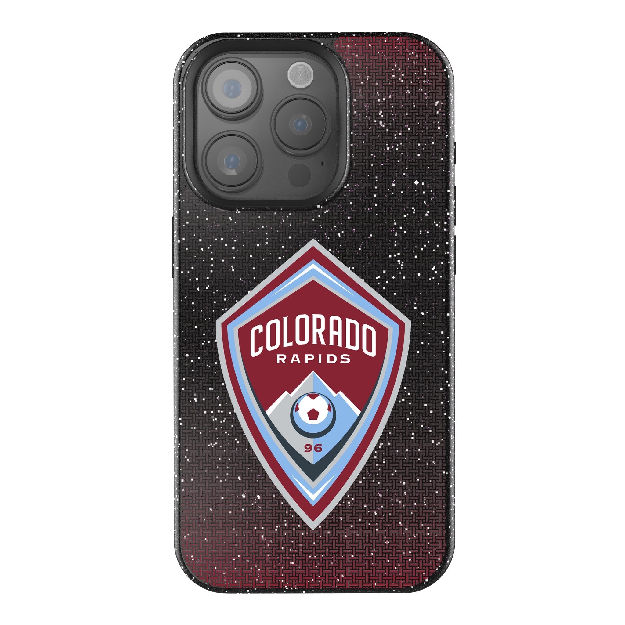 Colorado Rapids Linen Bling Phone Case for Apple iPhone