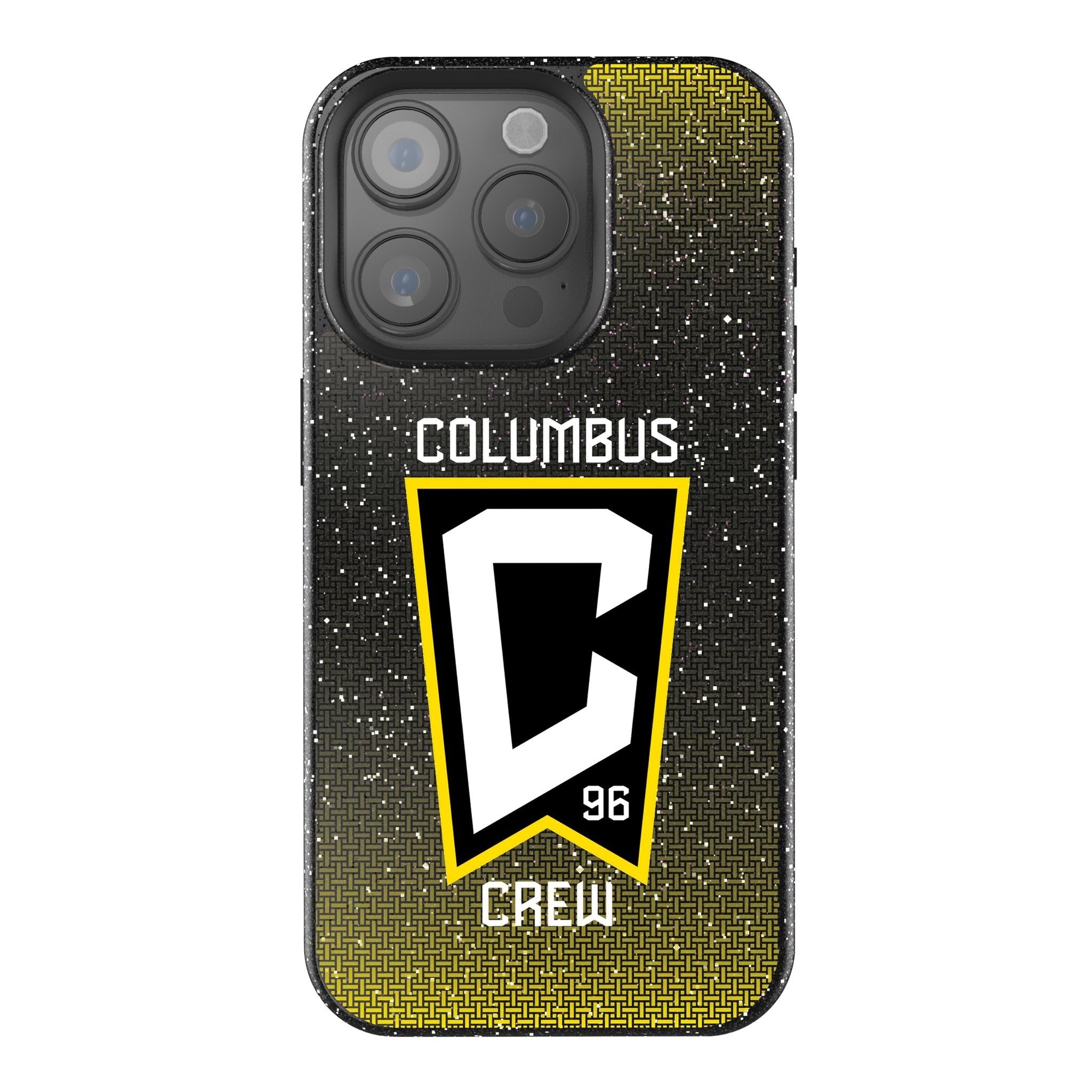 Columbus Crew Linen Bling Phone Case for Apple iPhone