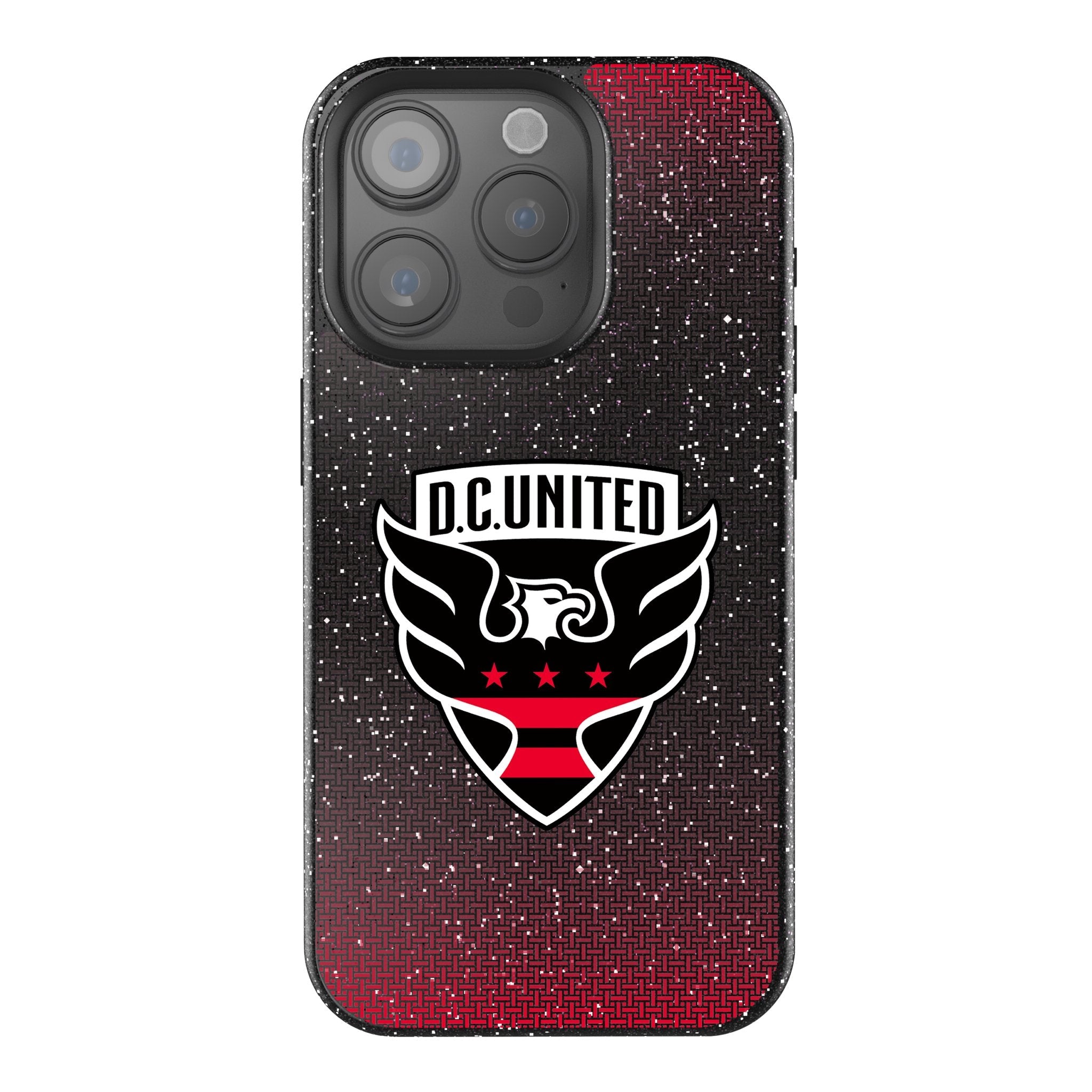 DC United Linen Bling Phone Case for Apple iPhone