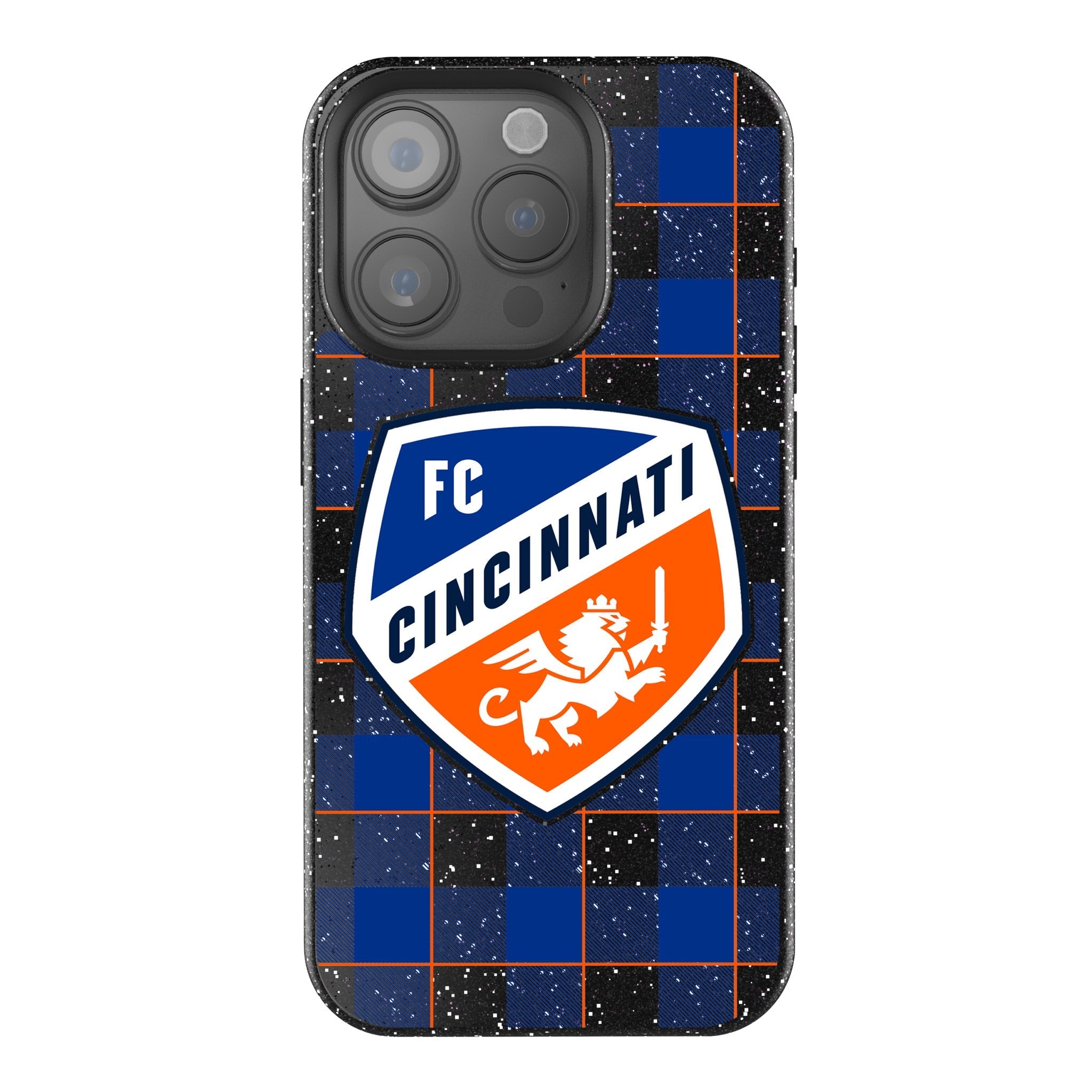 FC Cincinnati  Plaid Bling Phone Case