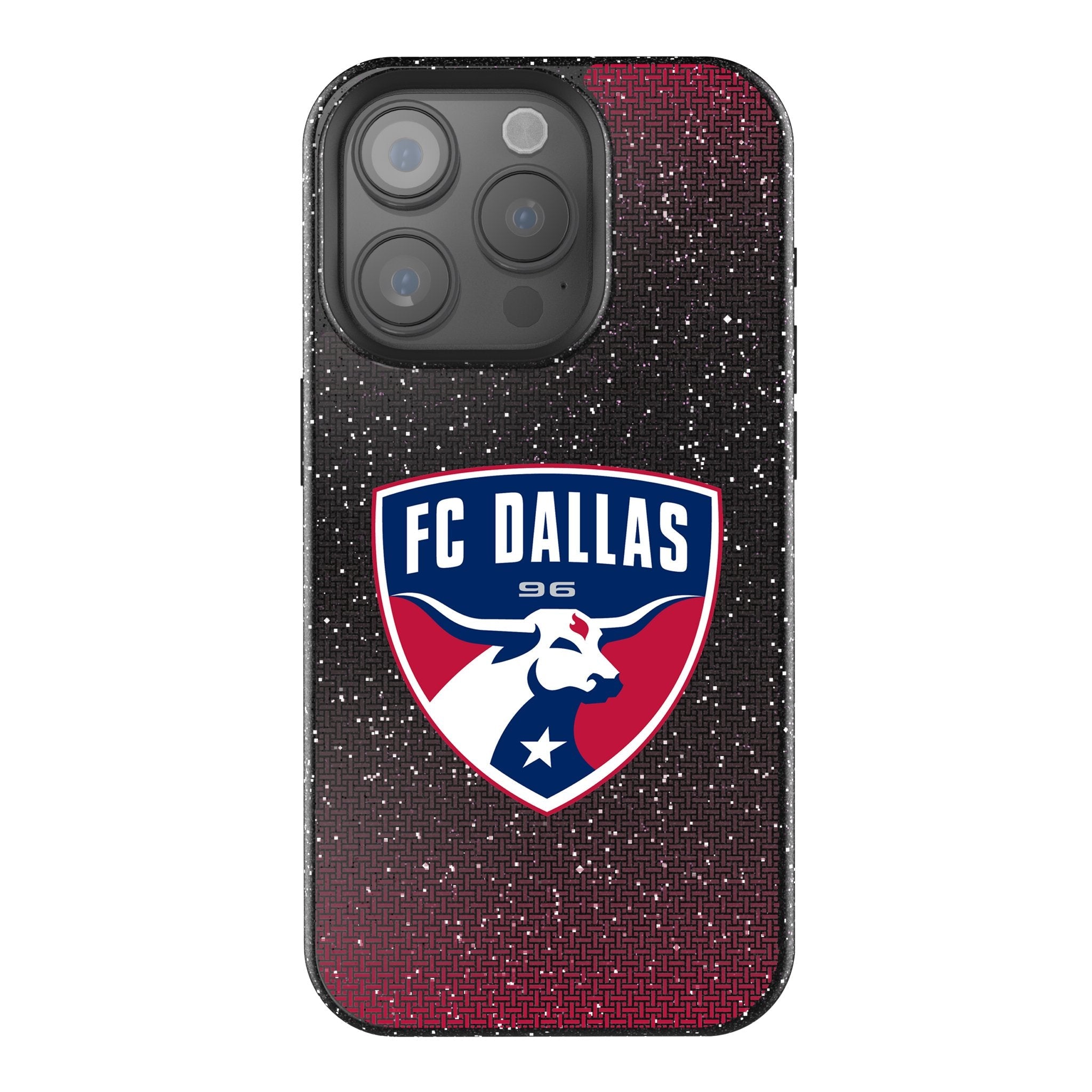 FC Dallas Linen Bling Phone Case for Apple iPhone