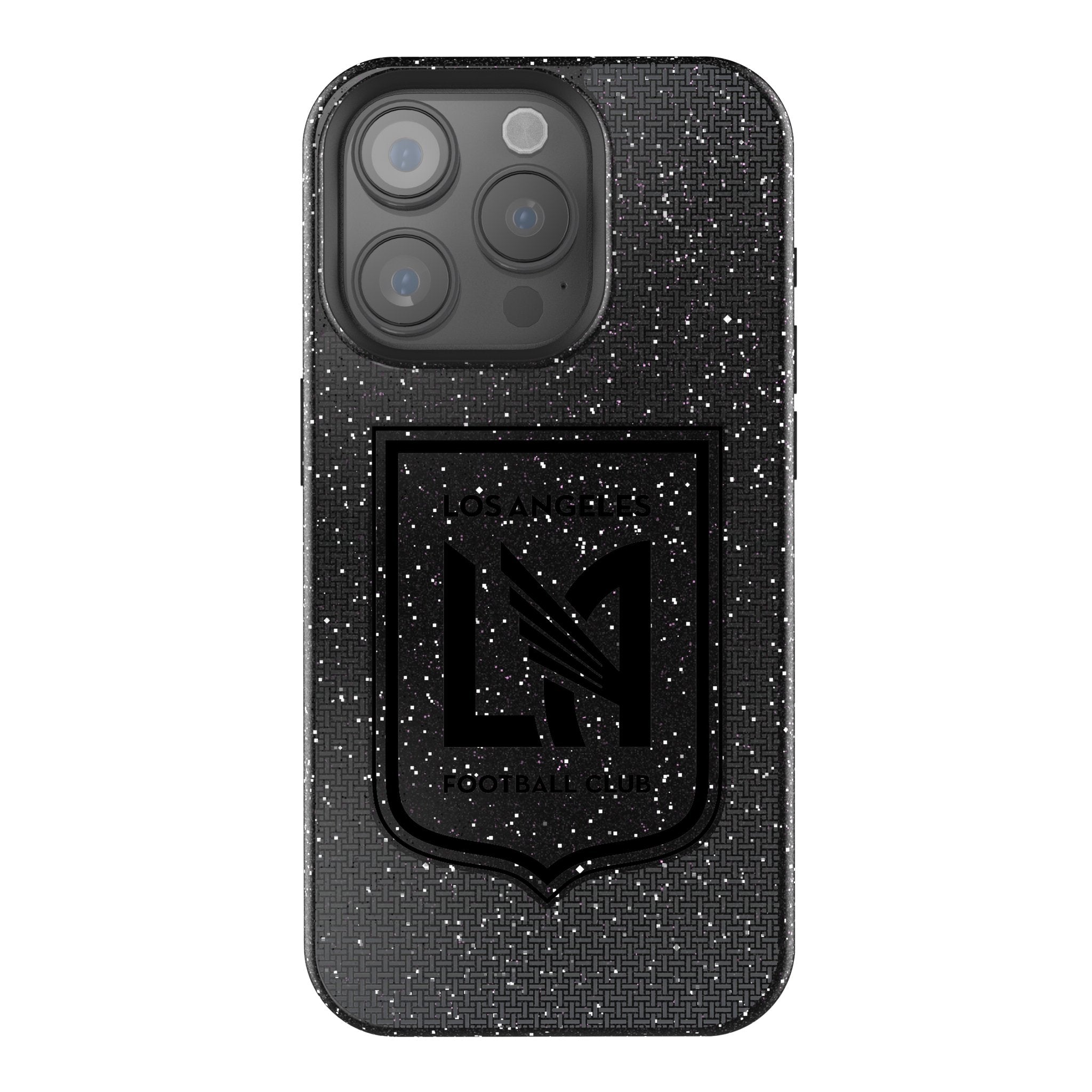 Los Angeles Football Club Linen Bling Phone Case for Apple iPhone