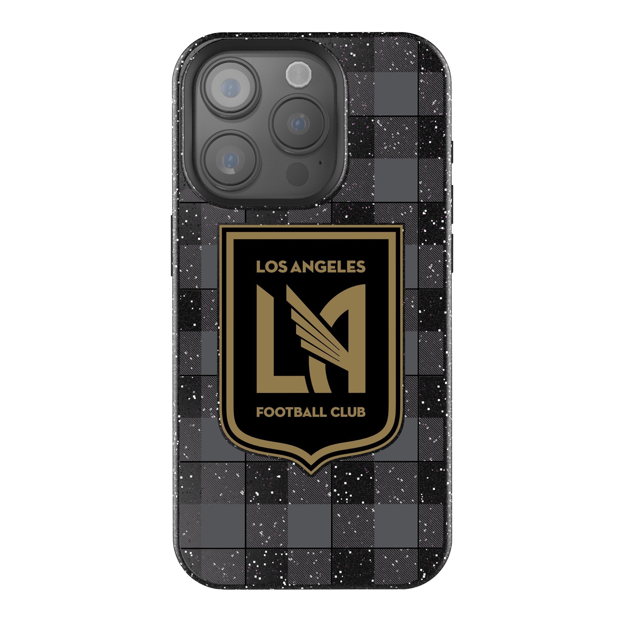 Los Angeles Football Club   Plaid Bling Phone Case