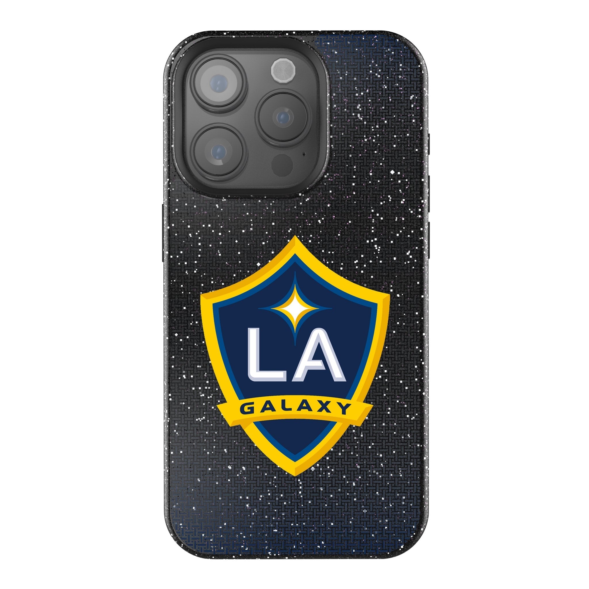 LA Galaxy Linen Bling Phone Case for Apple iPhone