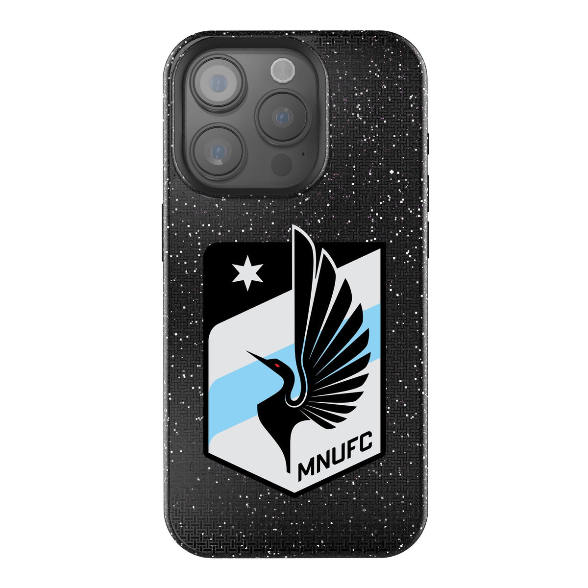 Minnesota United FC Linen Bling Phone Case for Apple iPhone 1