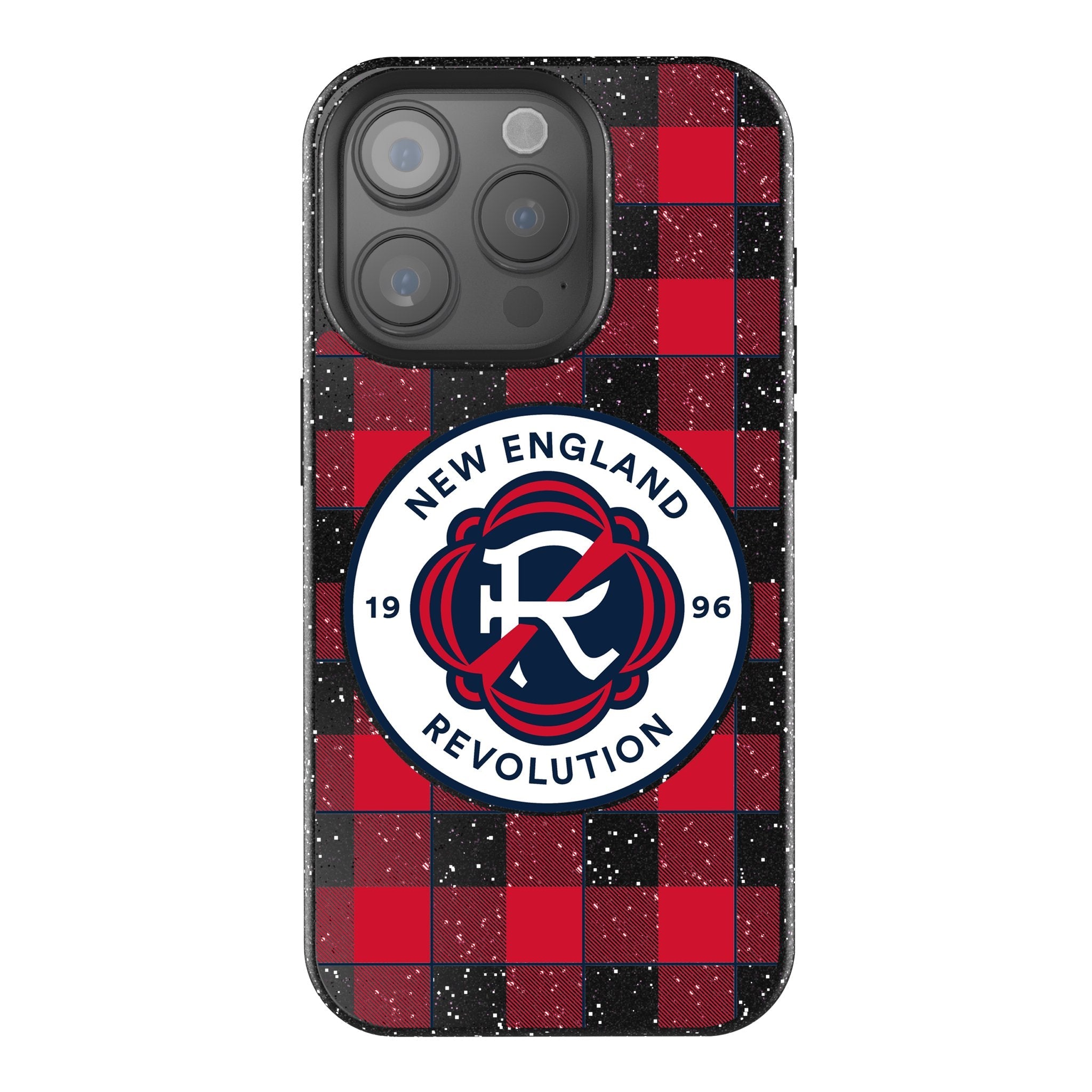 New England Revolution  Plaid Bling Phone Case