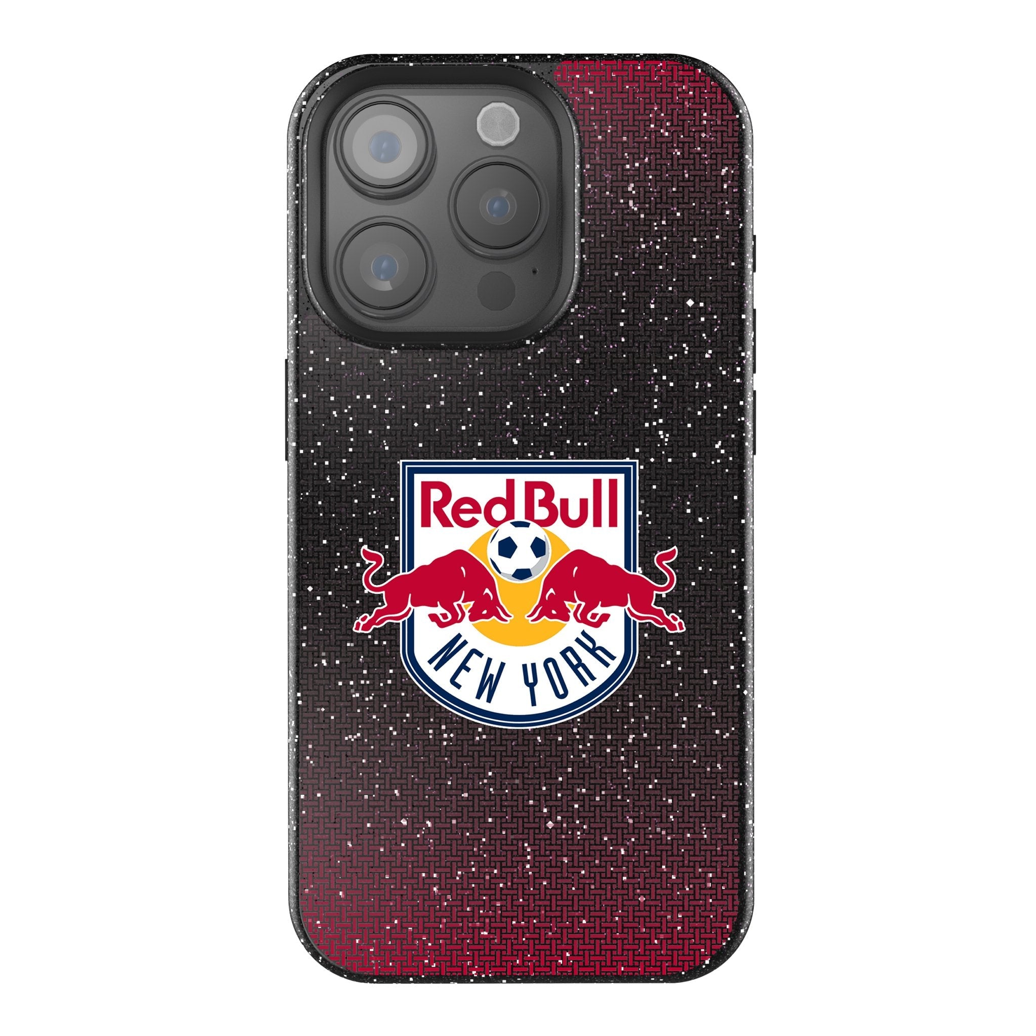New York Red Bulls Linen Bling Phone Case for Apple iPhone
