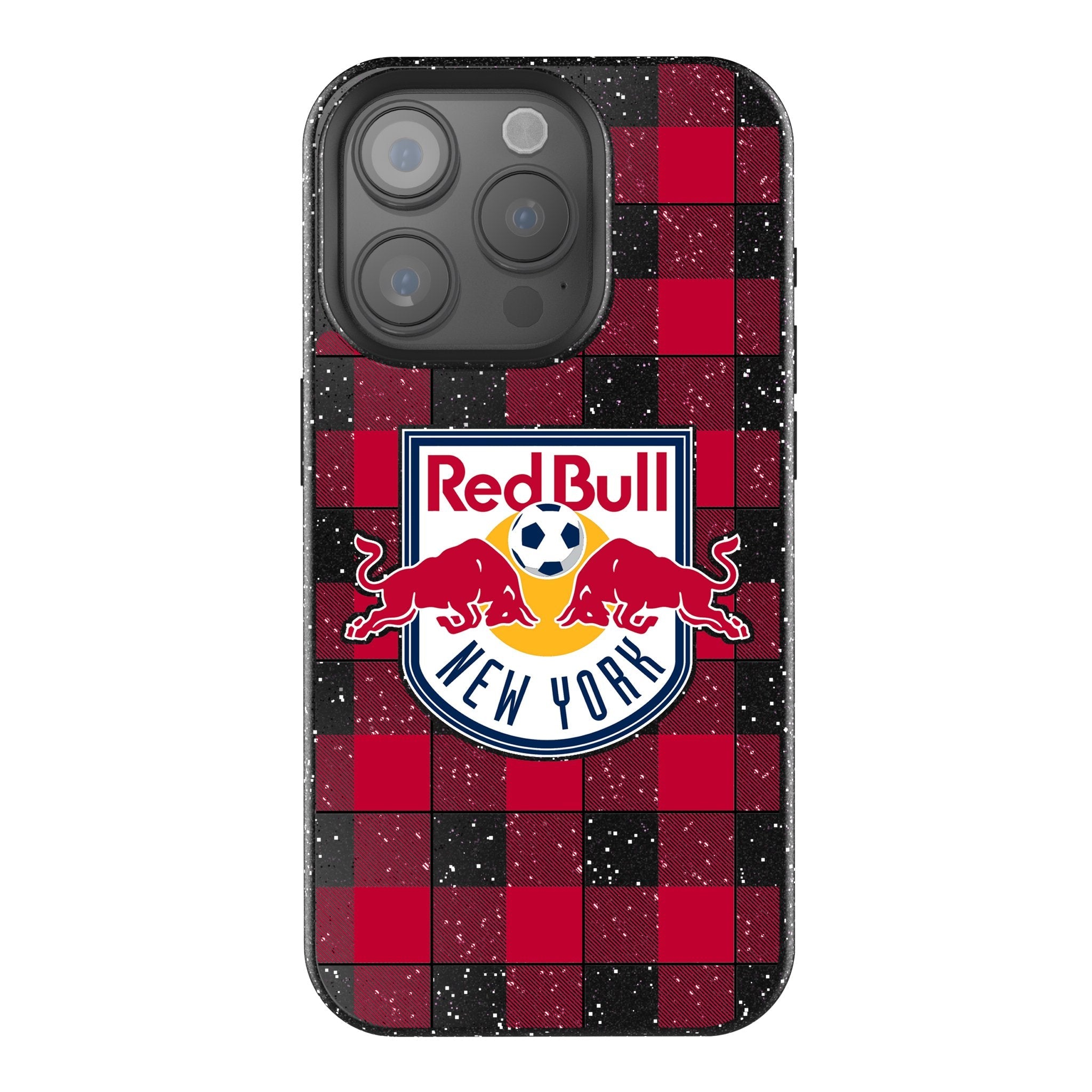 New York Red Bulls  Plaid Bling Phone Case