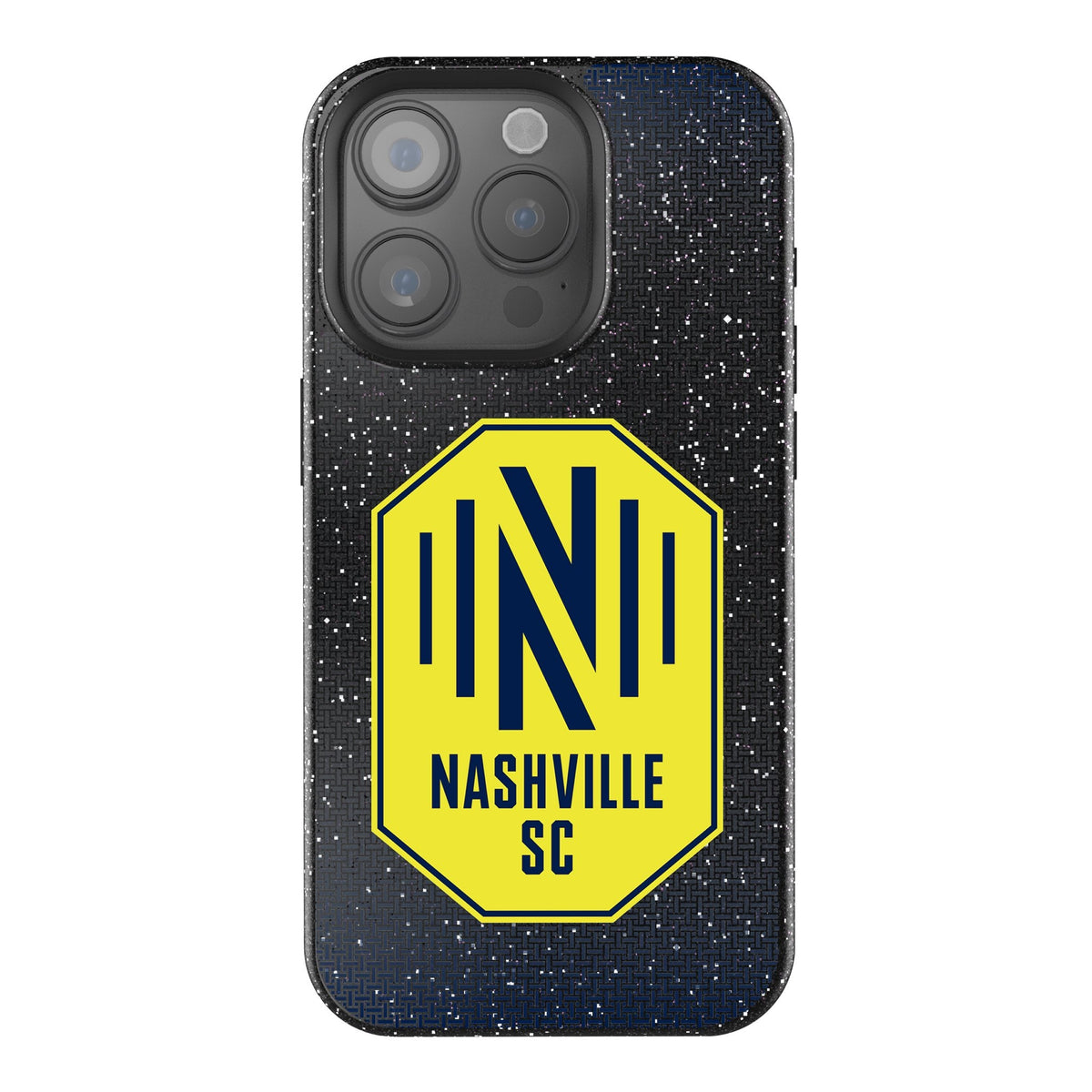 Nashville SC Linen Bling Phone Case for Apple iPhone