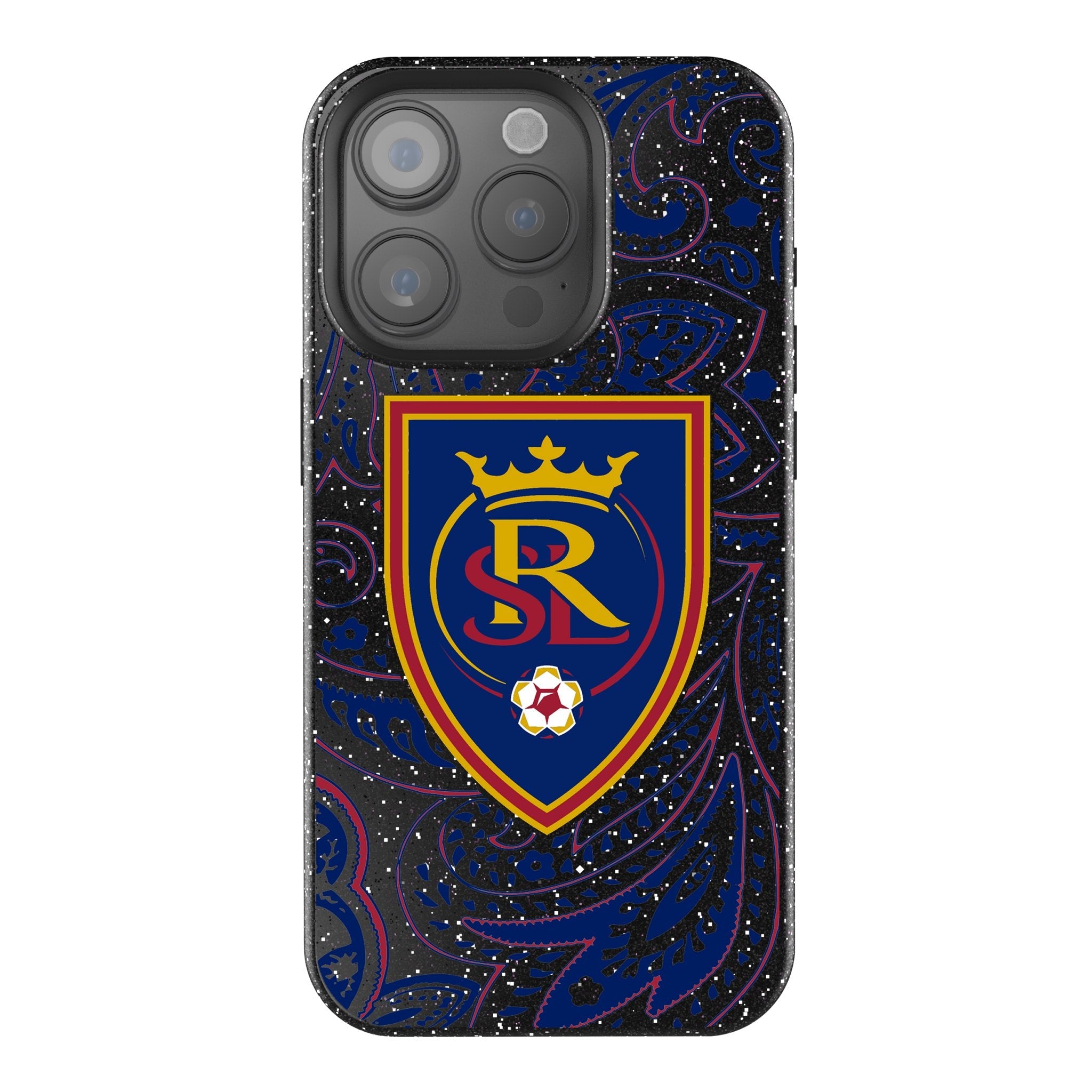 Real Salt Lake   Paisley Bling Phone Case 1