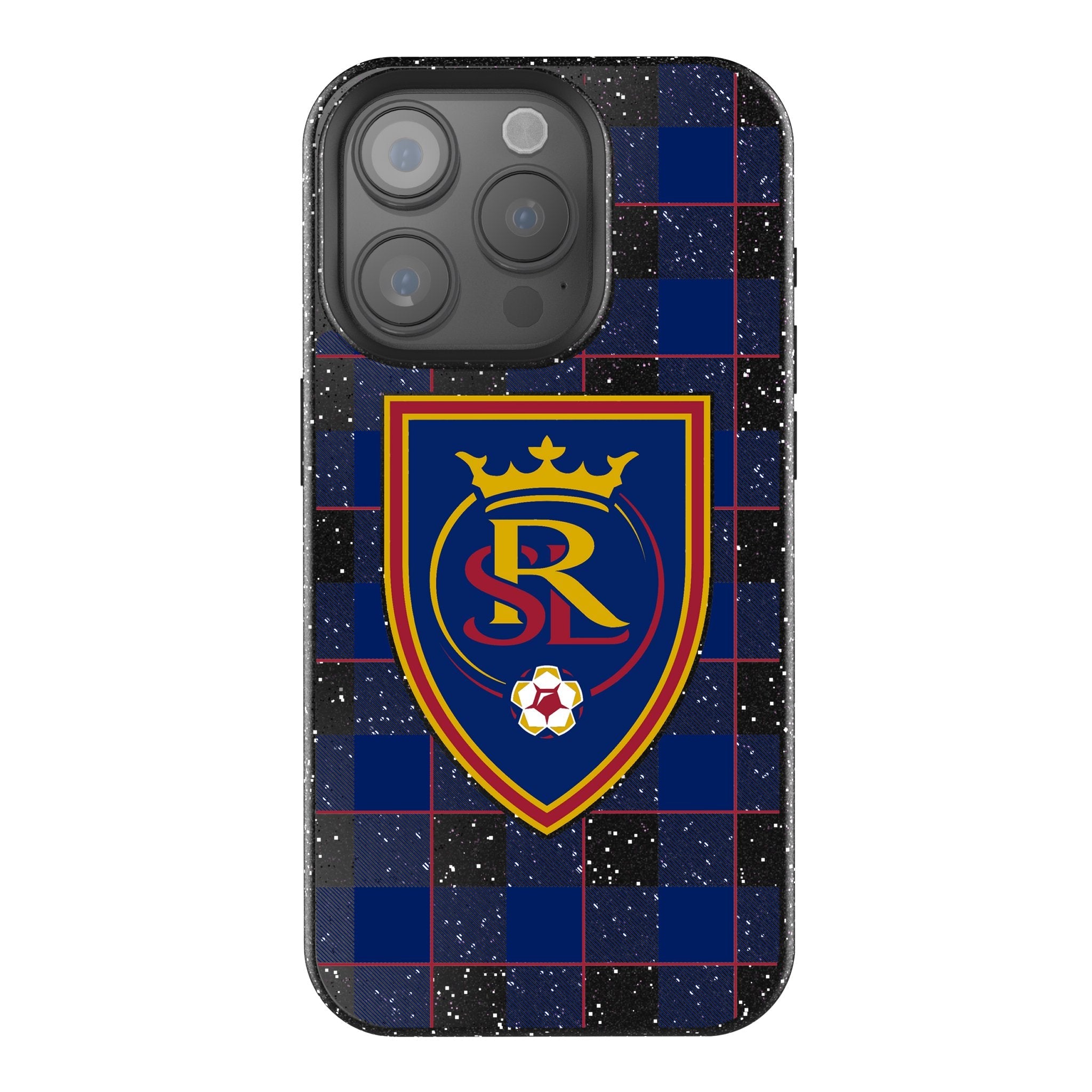 Real Salt Lake   Plaid Bling Phone Case