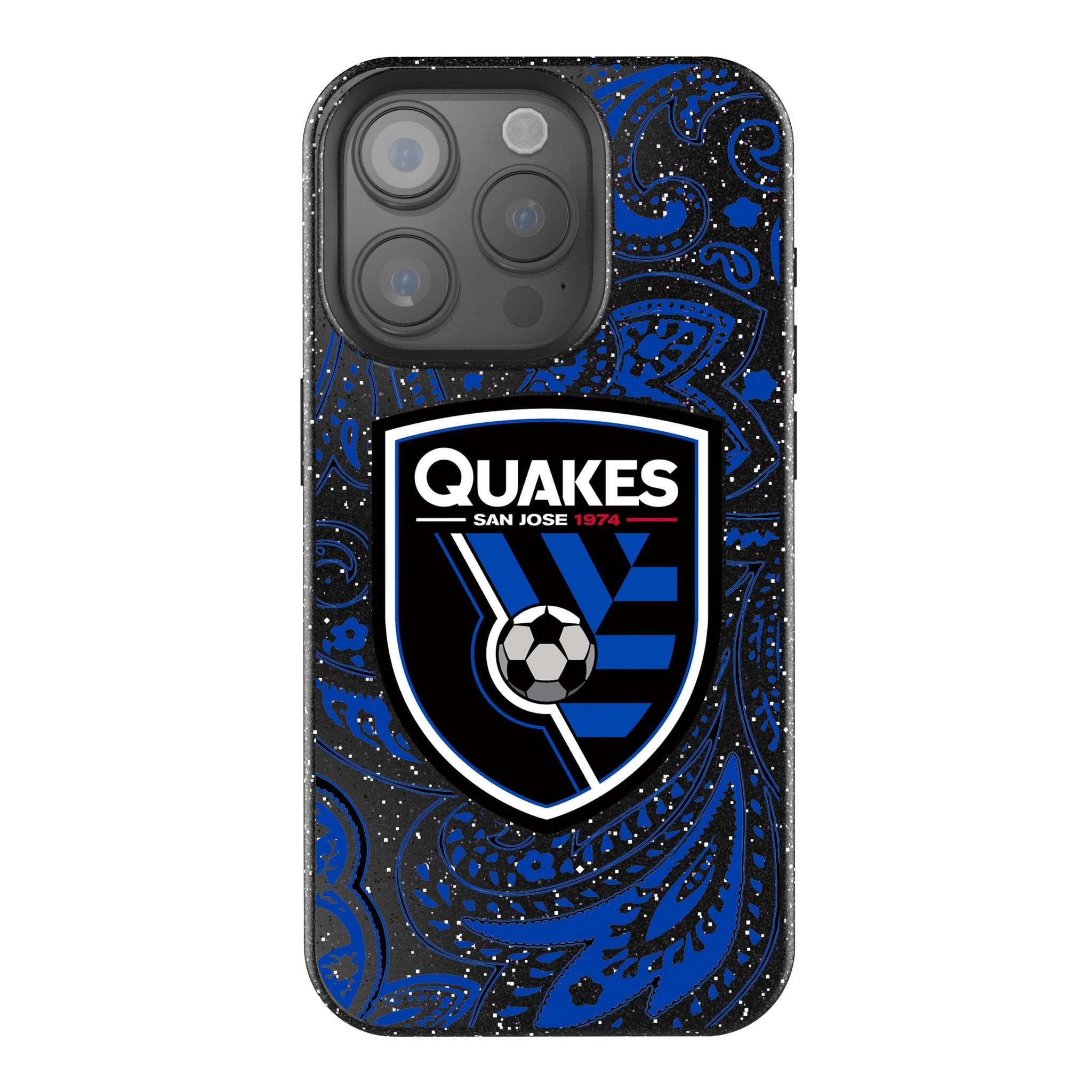 San Jose Earthquakes   Paisley Bling Phone Case