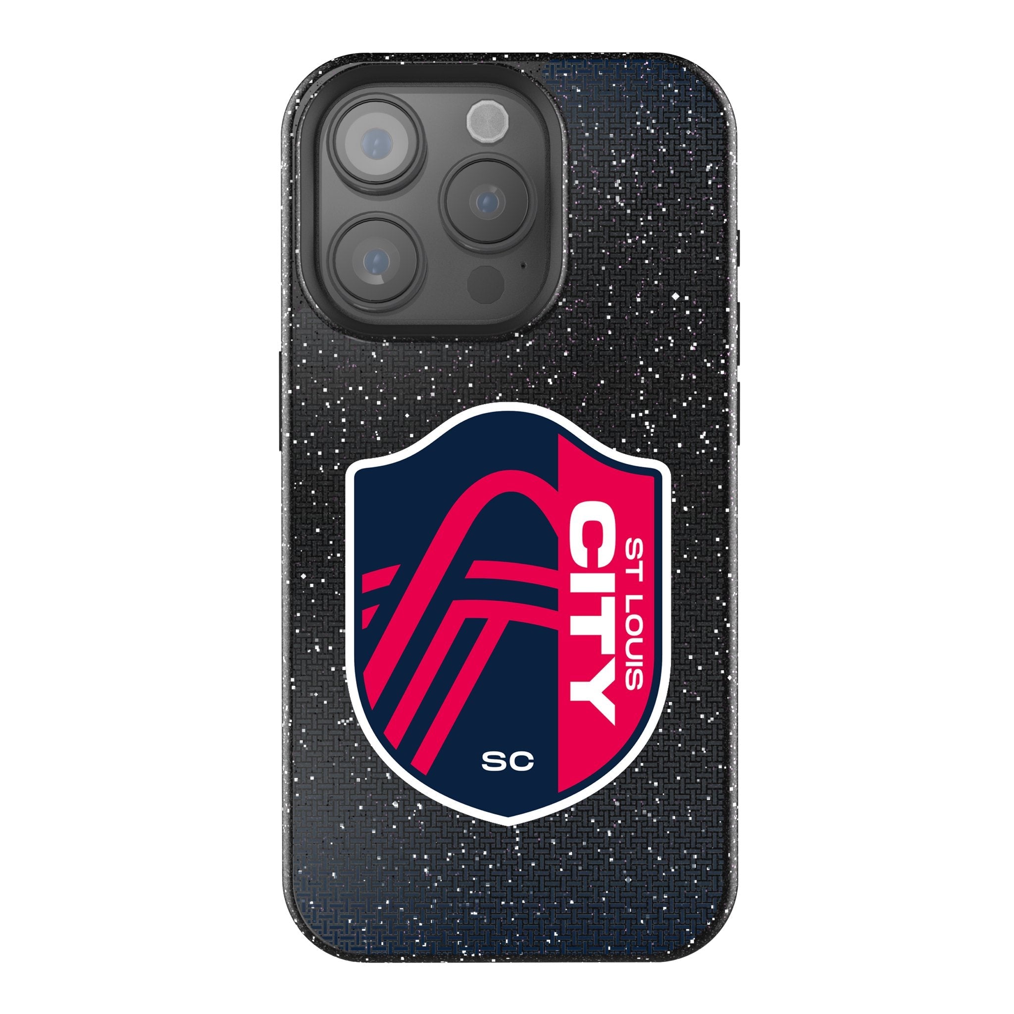 St. Louis CITY SC Linen Bling Phone Case for Apple iPhone