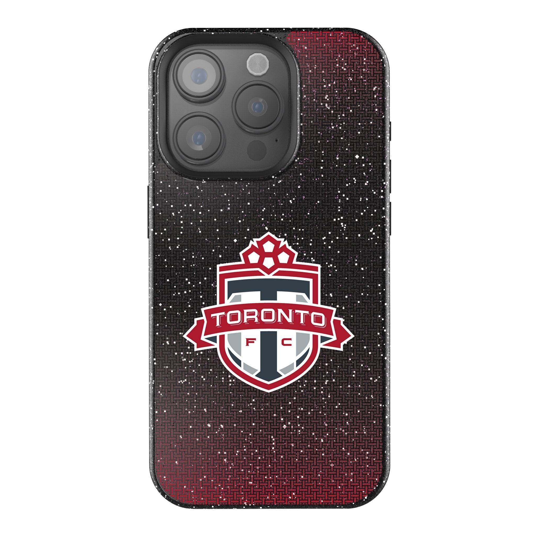 Toronto FC Linen Bling Phone Case for Apple iPhone