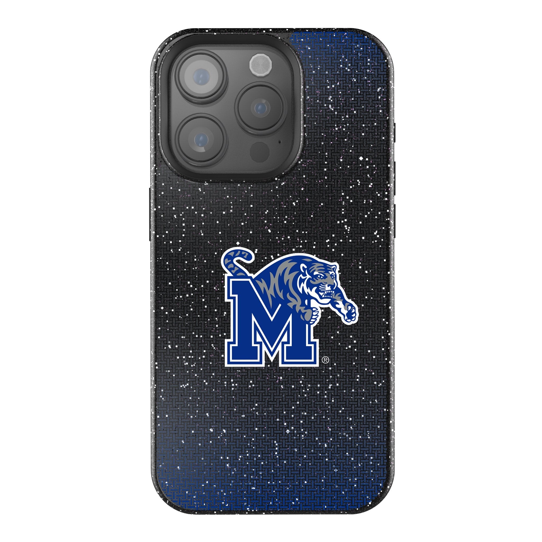 University of Memphis Tigers Linen Bling Phone Case for Apple iPhone