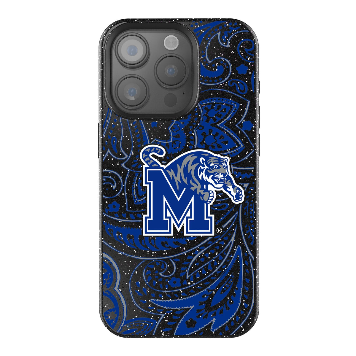 University of Memphis Tigers Paisley Bling Phone Case