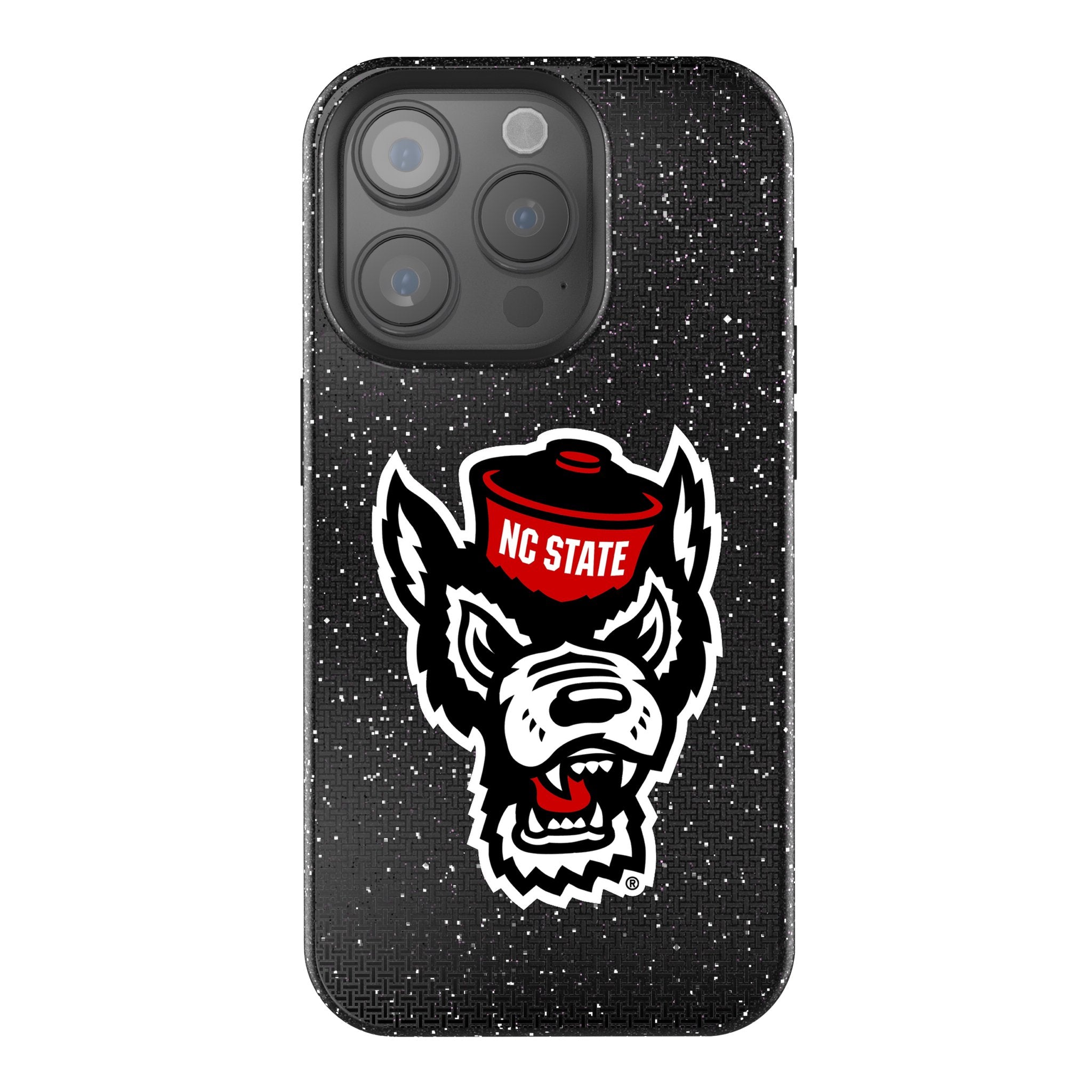 North Carolina State University Wolfpack Linen Bling Phone Case for Apple iPhone