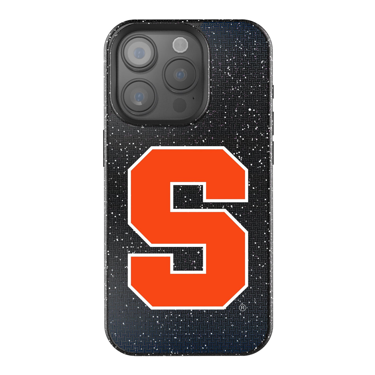 Syracuse University Orange Linen Bling Phone Case for Apple iPhone 1