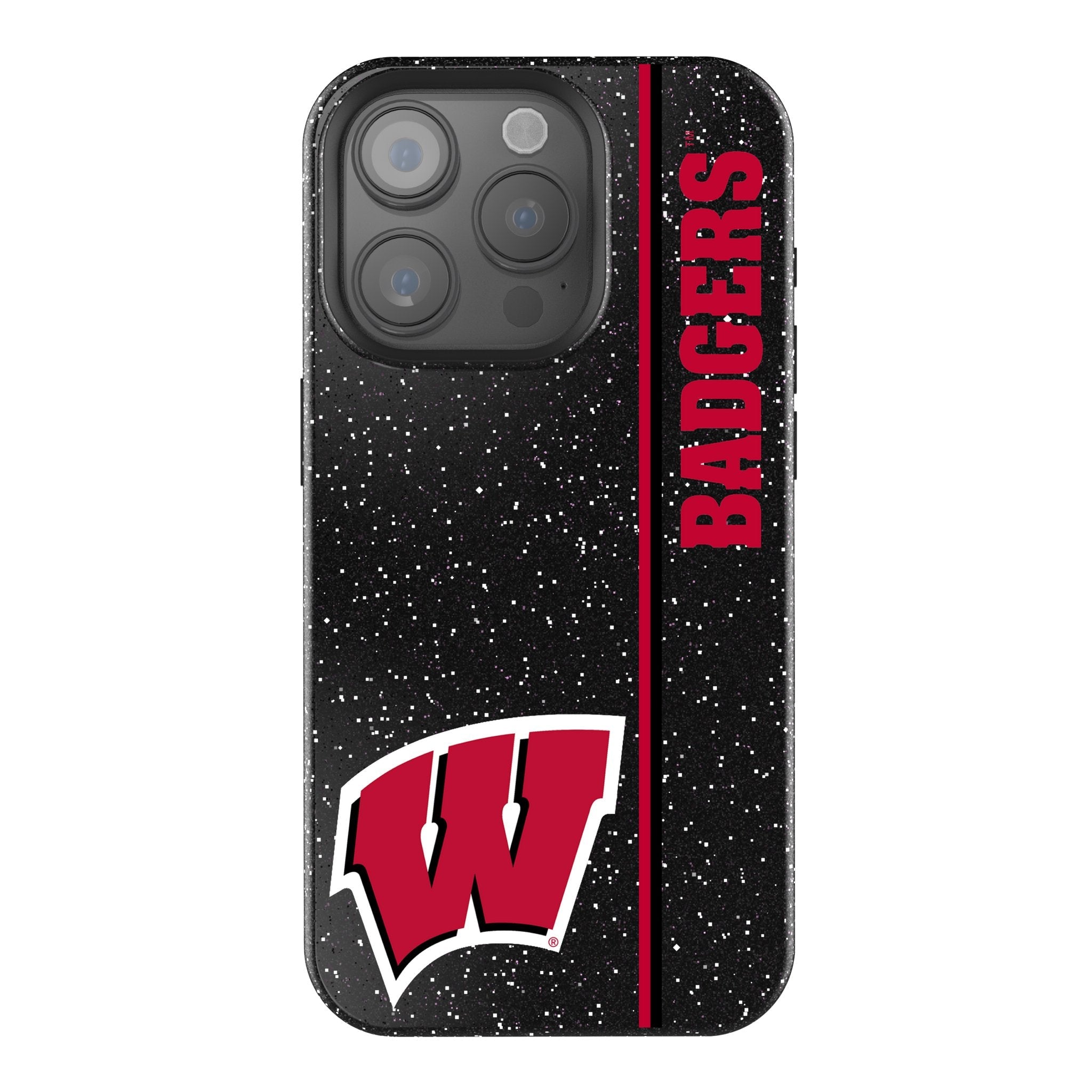 University of Wisconsin Badgers Sidebar Bling Phone Case