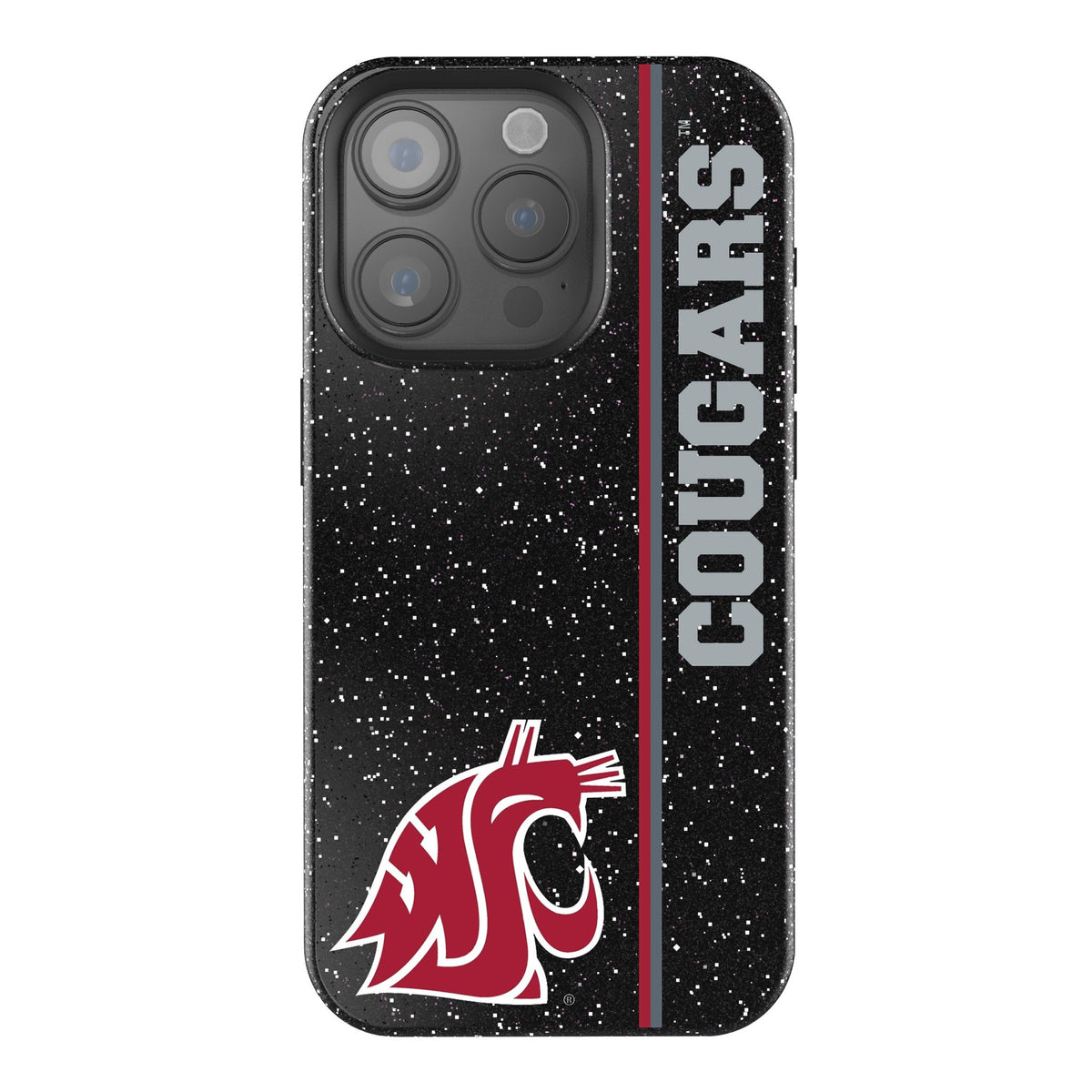 Washington State University Cougars Sidebar Bling Phone Case 1