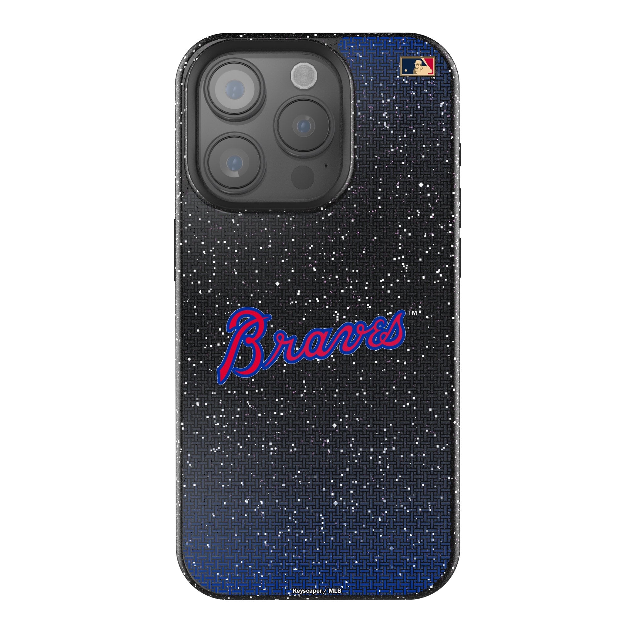 Atlanta Braves Home 2012 - Cooperstown Collection Linen Bling Phone Case for Apple iPhone 1