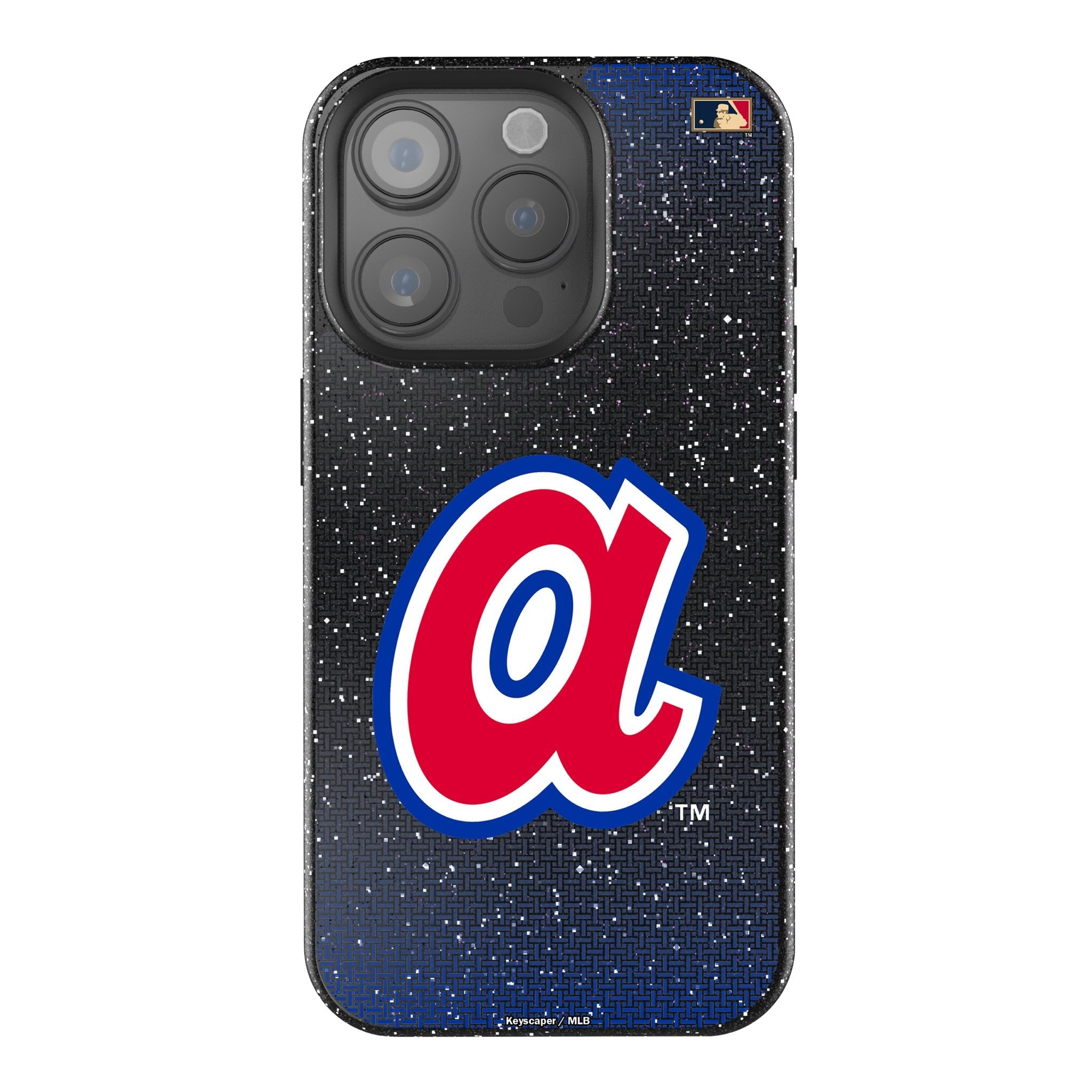 Atlanta Braves 1972-1980 - Cooperstown Collection Linen Bling Phone Case for Apple iPhone