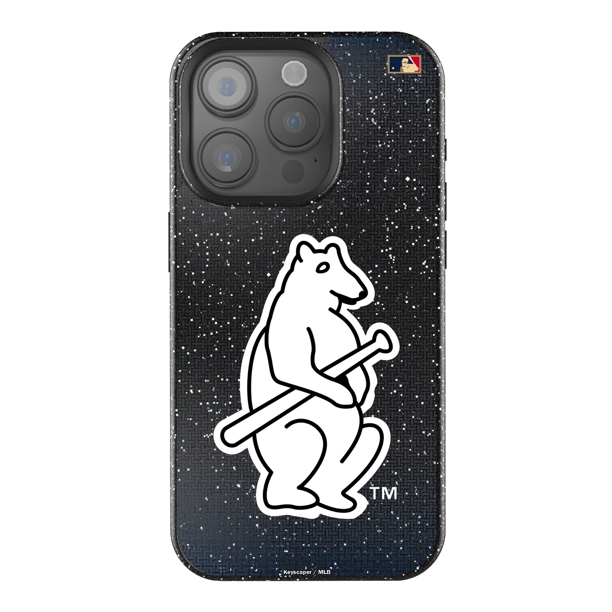 Chicago Cubs 1914 - Cooperstown Collection Linen Bling Phone Case for Apple iPhone 1