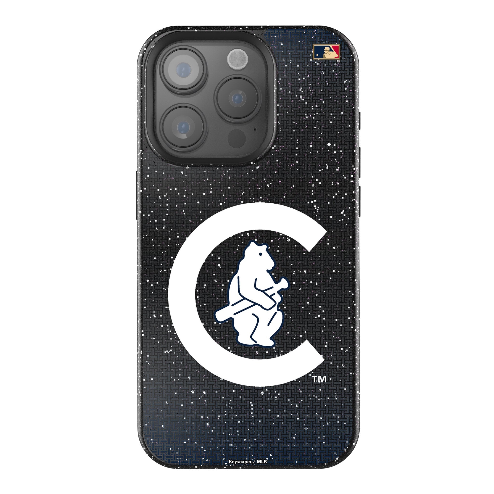 Chicago Cubs 1911-1912 - Cooperstown Collection Linen Bling Phone Case for Apple iPhone 1